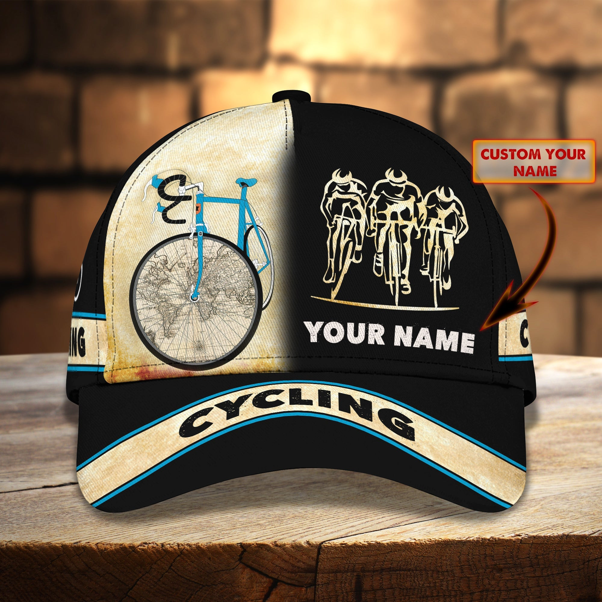 Custom Classic Cap - Personalized Cycling Hat Trucker Hats Custom Hats Gifts For Men & Women