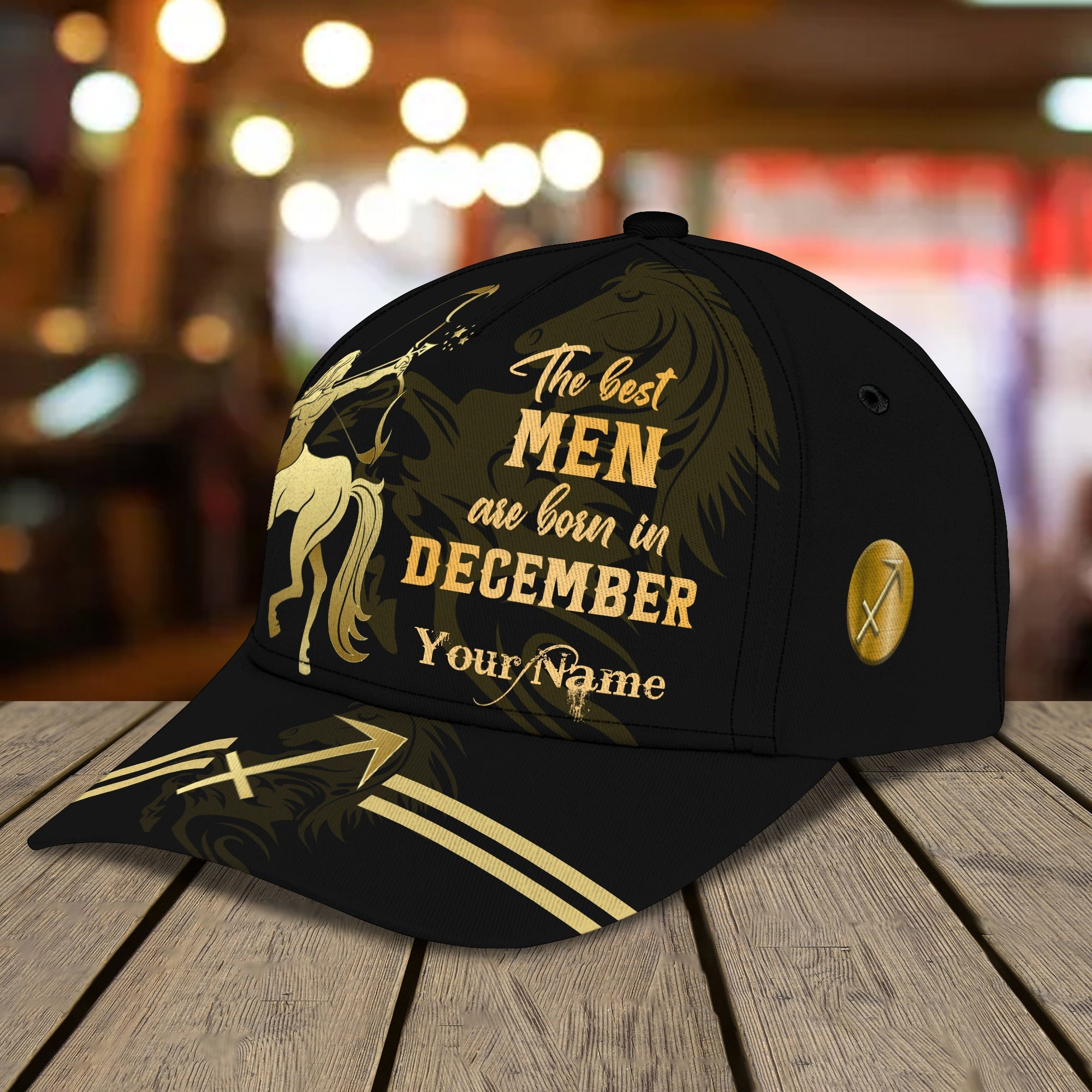 Custom Classic Cap - Personalized December Birthday Gift Trucker Hats Custom Hats Gifts For Men & Women