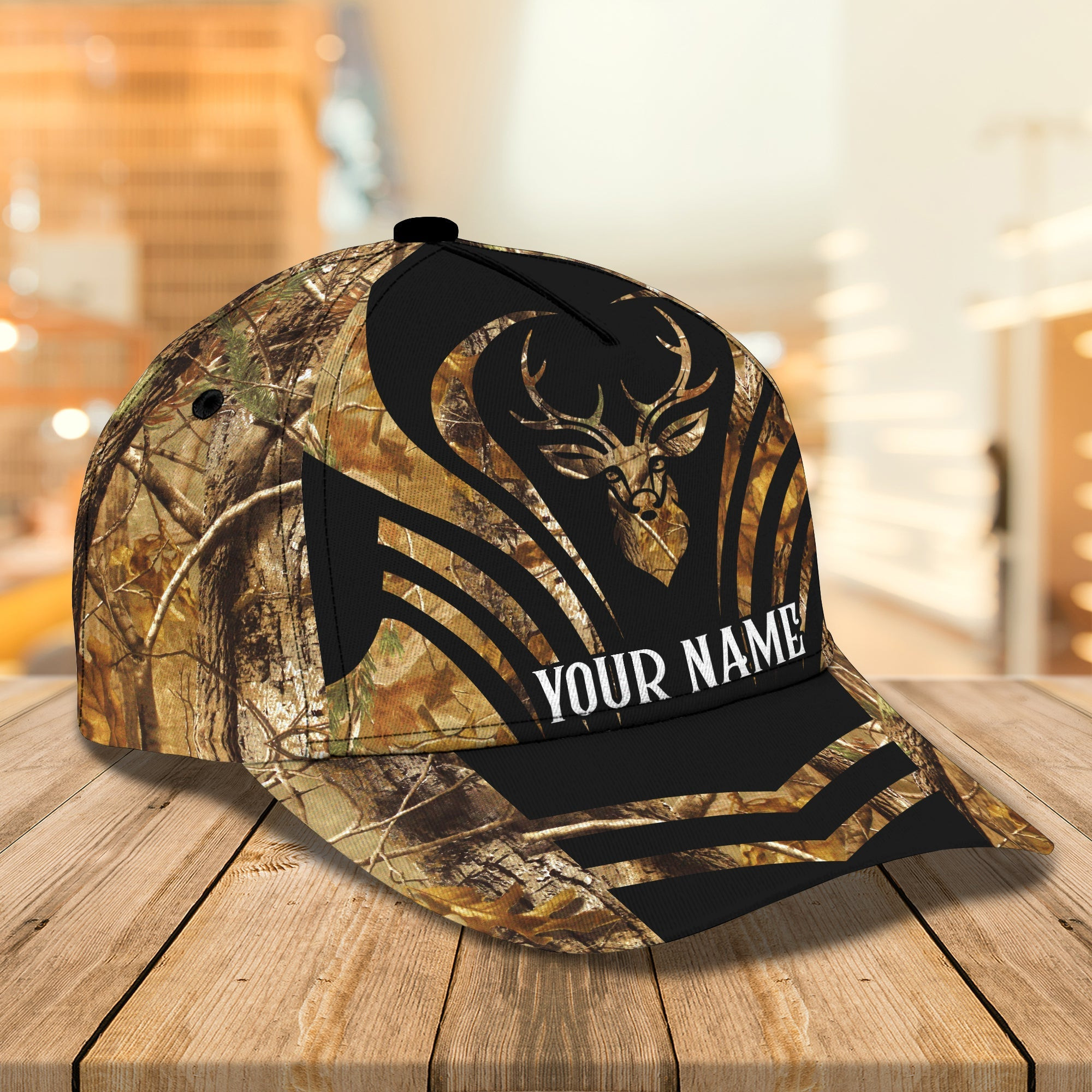 Custom Classic Cap - Personalized Deer Hunting Gift Trucker Hats Custom Hats Gifts For Men & Women