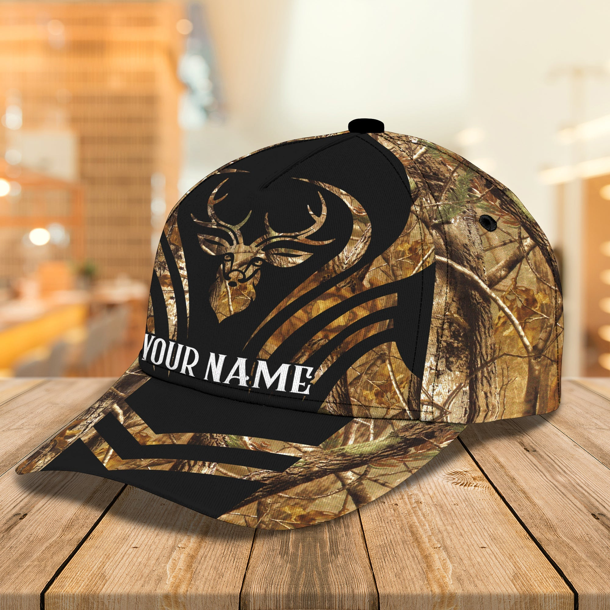 Custom Classic Cap - Personalized Deer Hunting Gift Trucker Hats Custom Hats Gifts For Men & Women