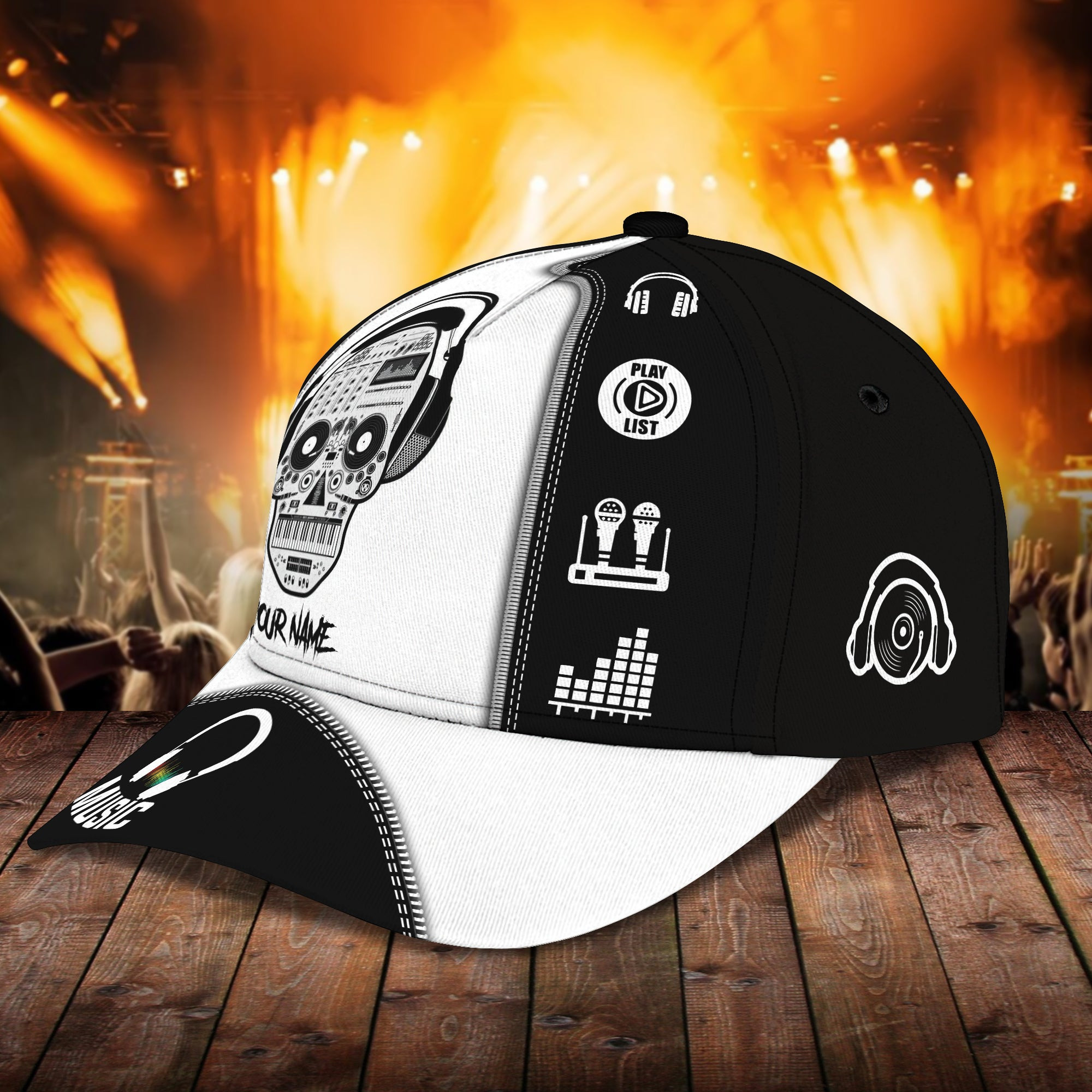 Custom Classic Cap - Personalized Dj Name Cap Trucker Hats Custom Hats Gifts For Men & Women