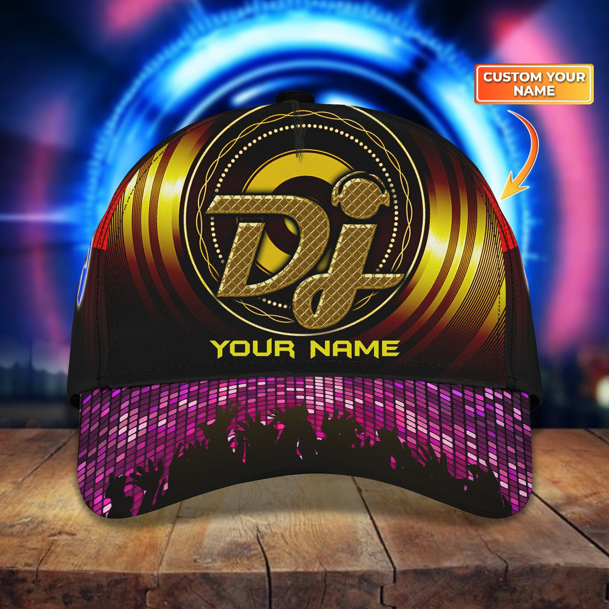 Custom Classic Cap - Personalized Dj Name  Hat Trucker Hats Custom Hats Gifts For Men & Women