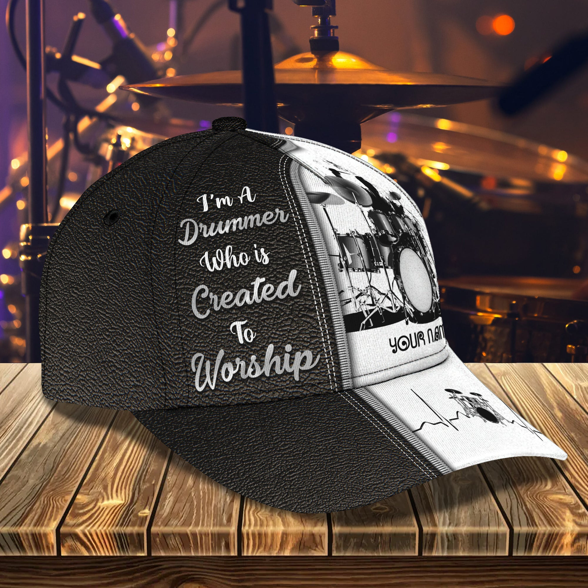 Custom Classic Cap - Personalized Drum Cap Trucker Hats Custom Hats Gifts For Men & Women
