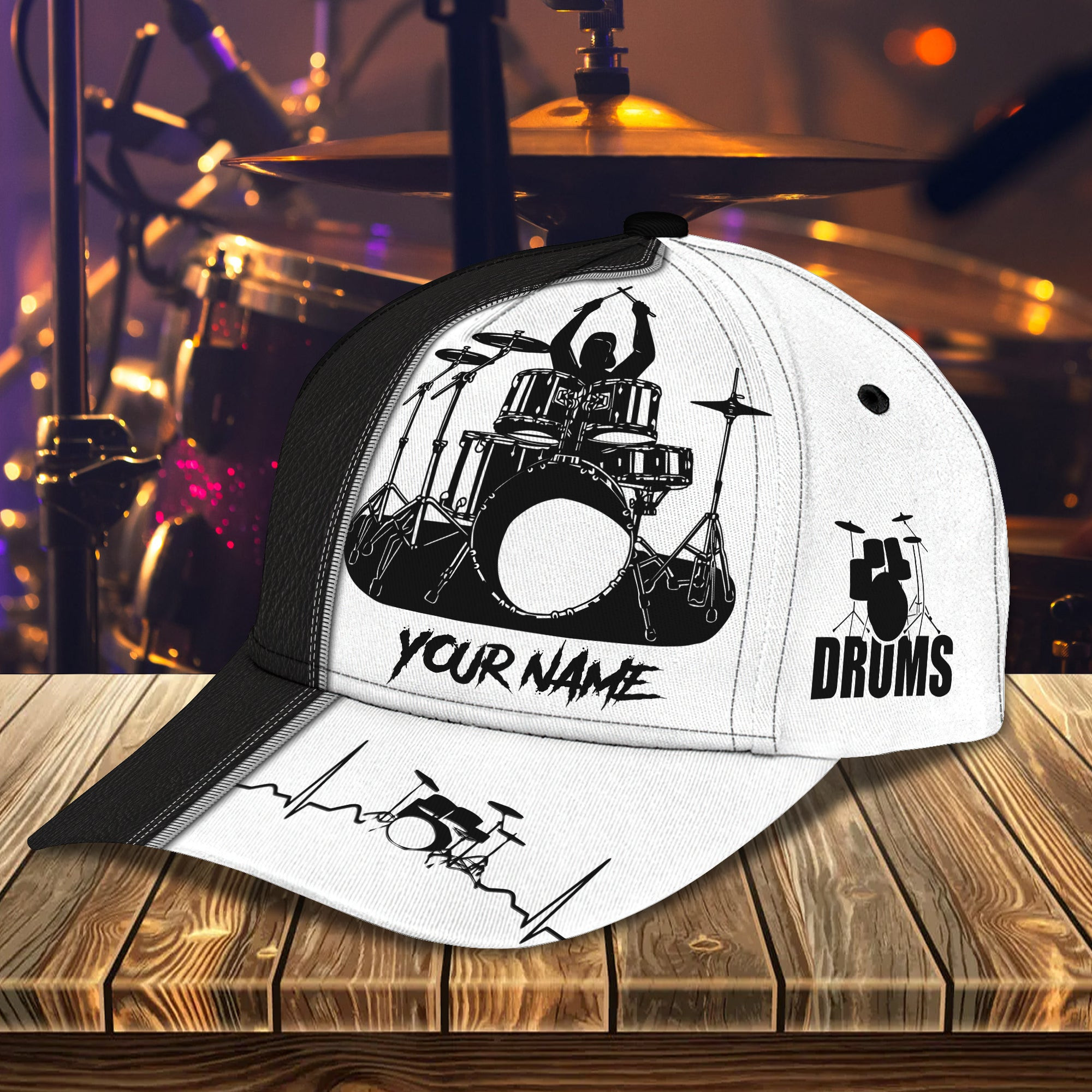 Custom Classic Cap - Personalized Drum Hat Trucker Hats Custom Hats Gifts For Men & Women