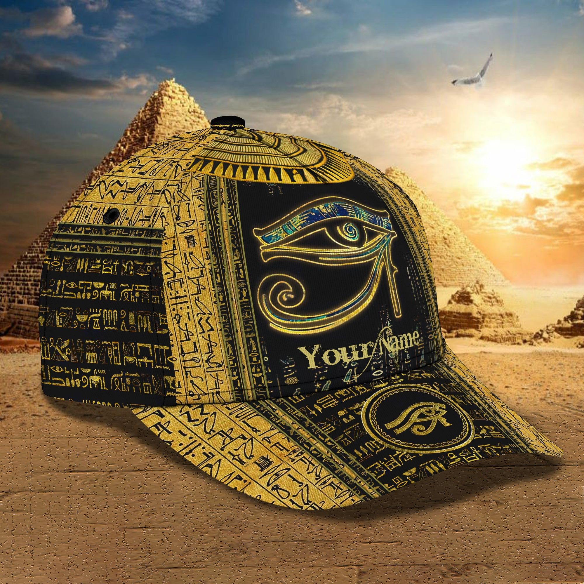 Custom Classic Cap - Personalized Egypt Name Cap Trucker Hats Custom Hats Gifts For Men & Women