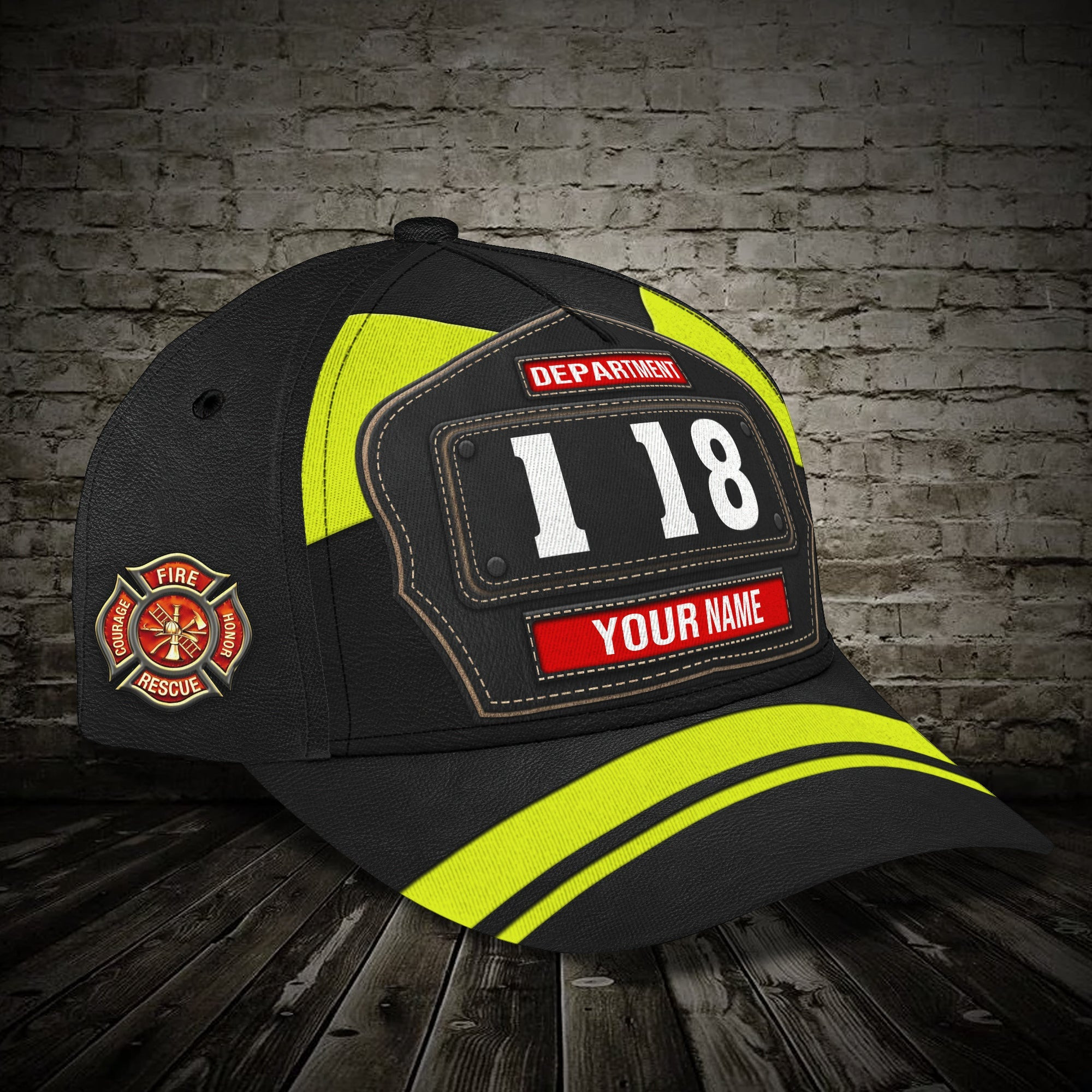 Custom Classic Cap - Personalized Firefighter Gift Trucker Hats Custom Hats Gifts For Men & Women