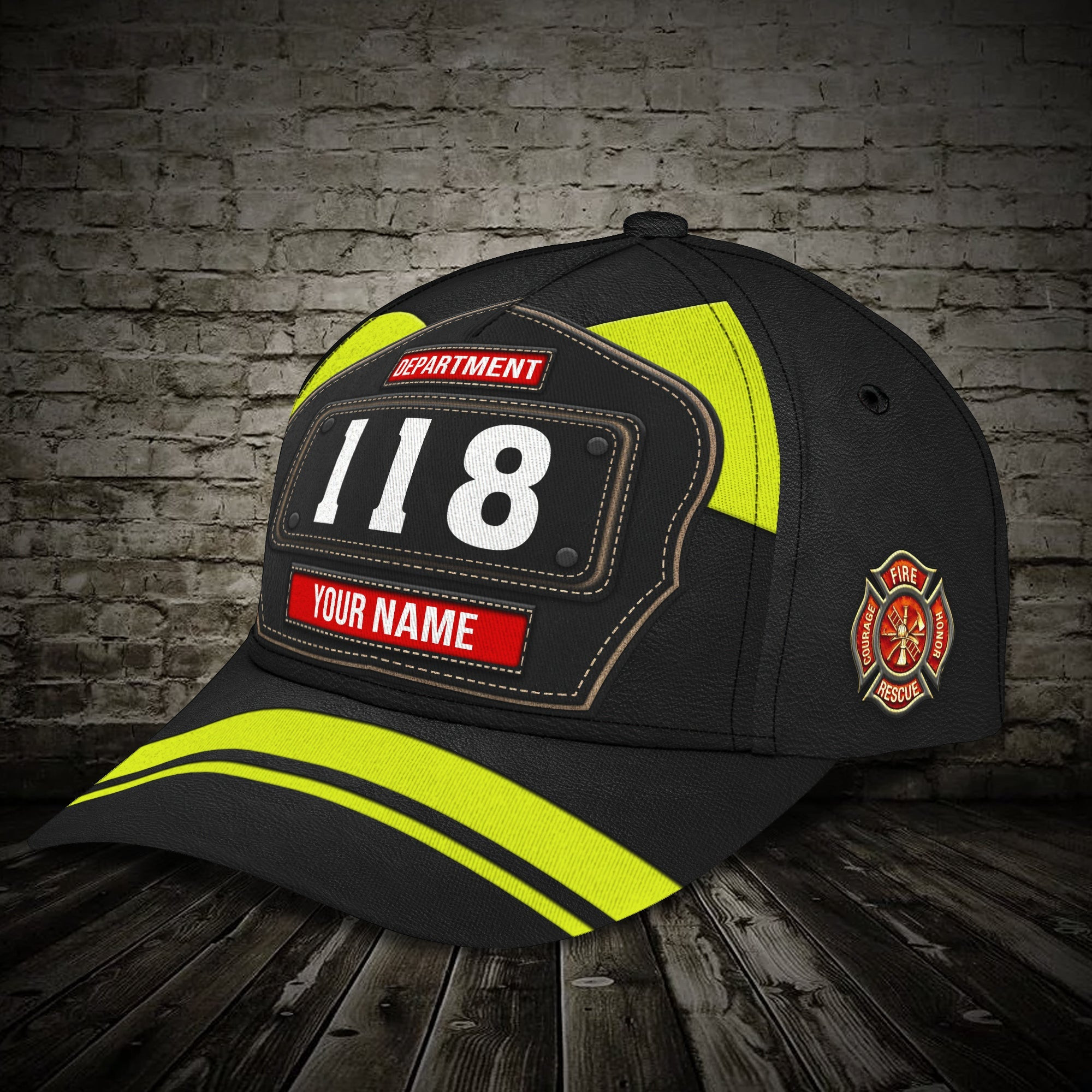 Custom Classic Cap - Personalized Firefighter Gift Trucker Hats Custom Hats Gifts For Men & Women