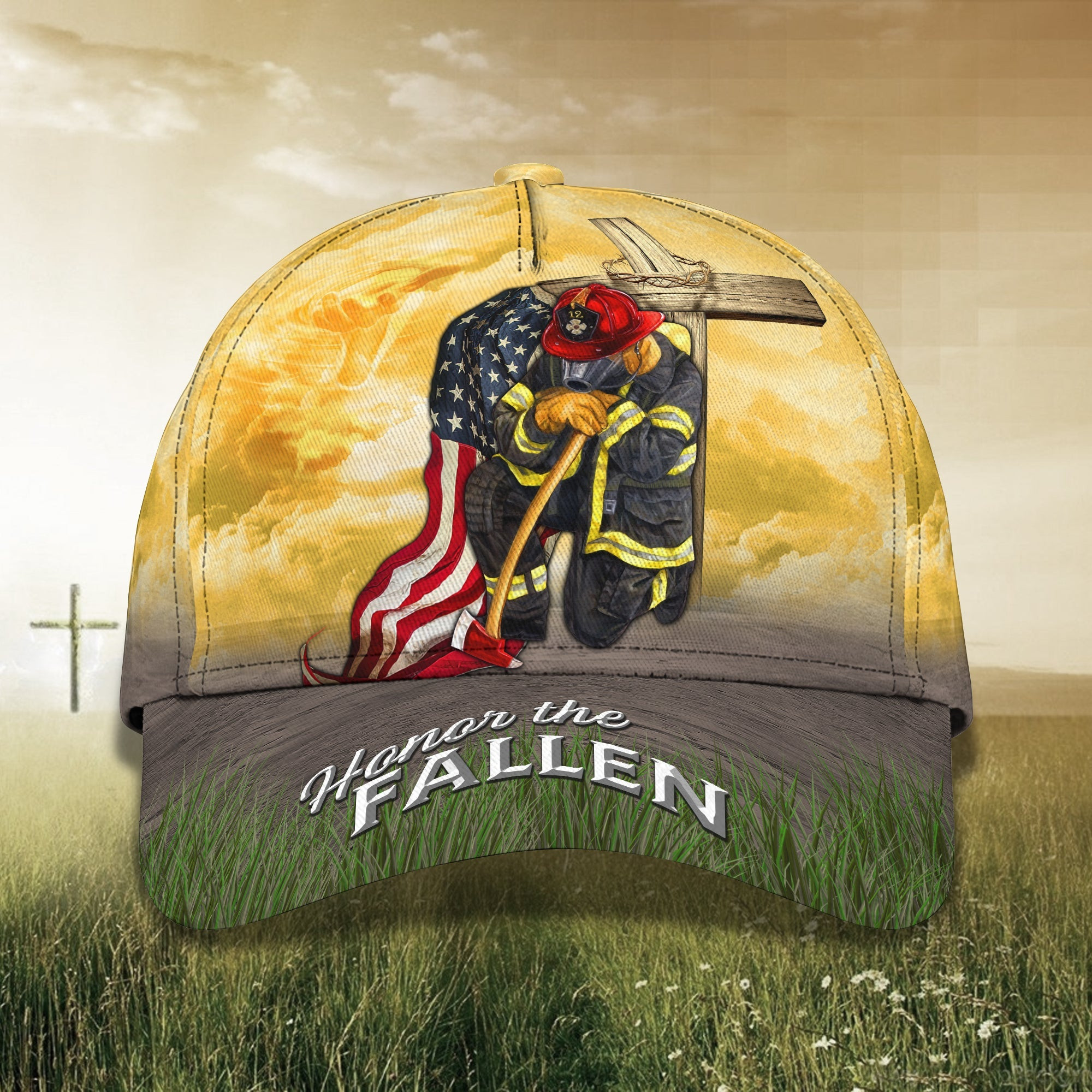 Custom Classic Cap - Personalized Firefighter Hat Trucker Hats Custom Hats Gifts For Men & Women