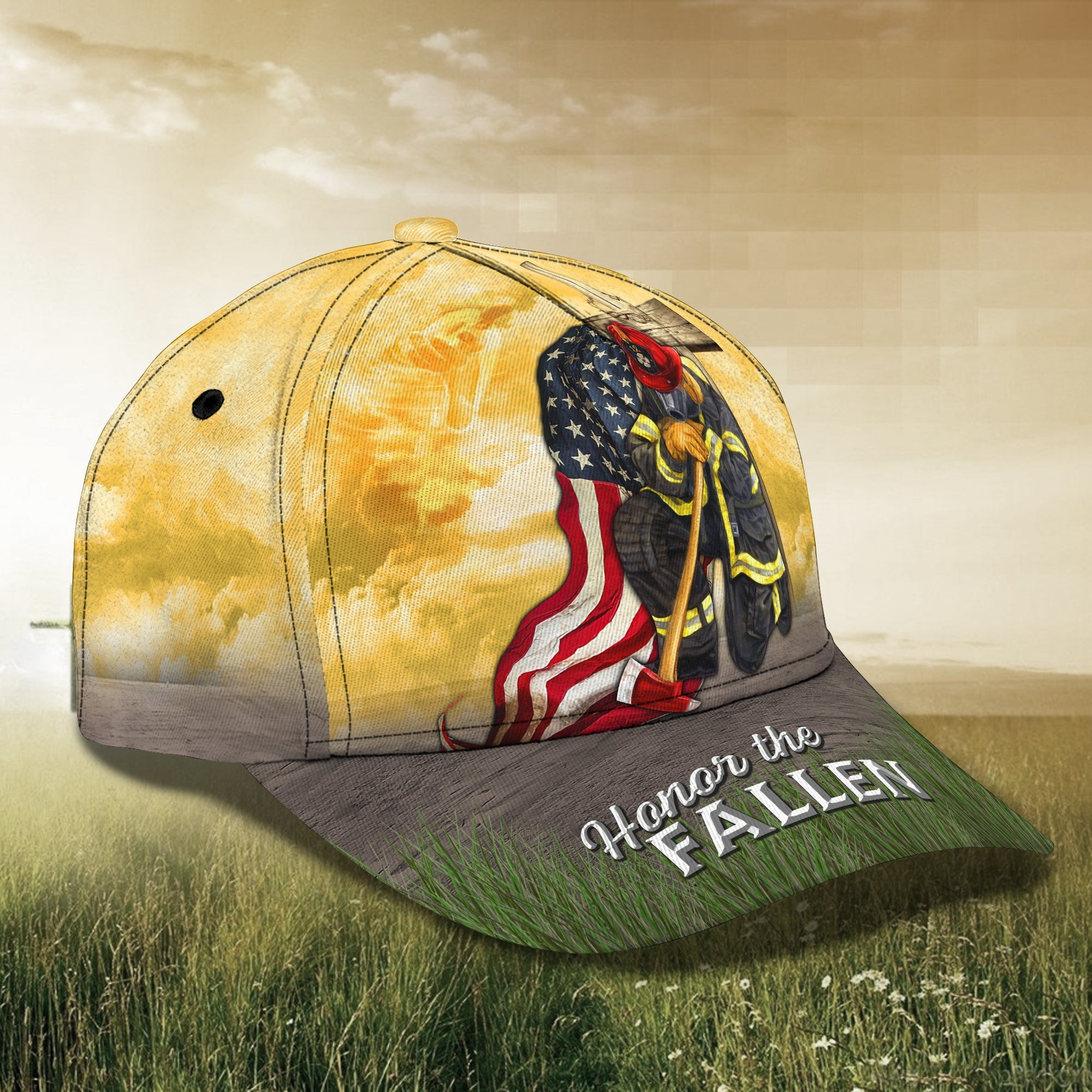 Custom Classic Cap - Personalized Firefighter Hat Trucker Hats Custom Hats Gifts For Men & Women