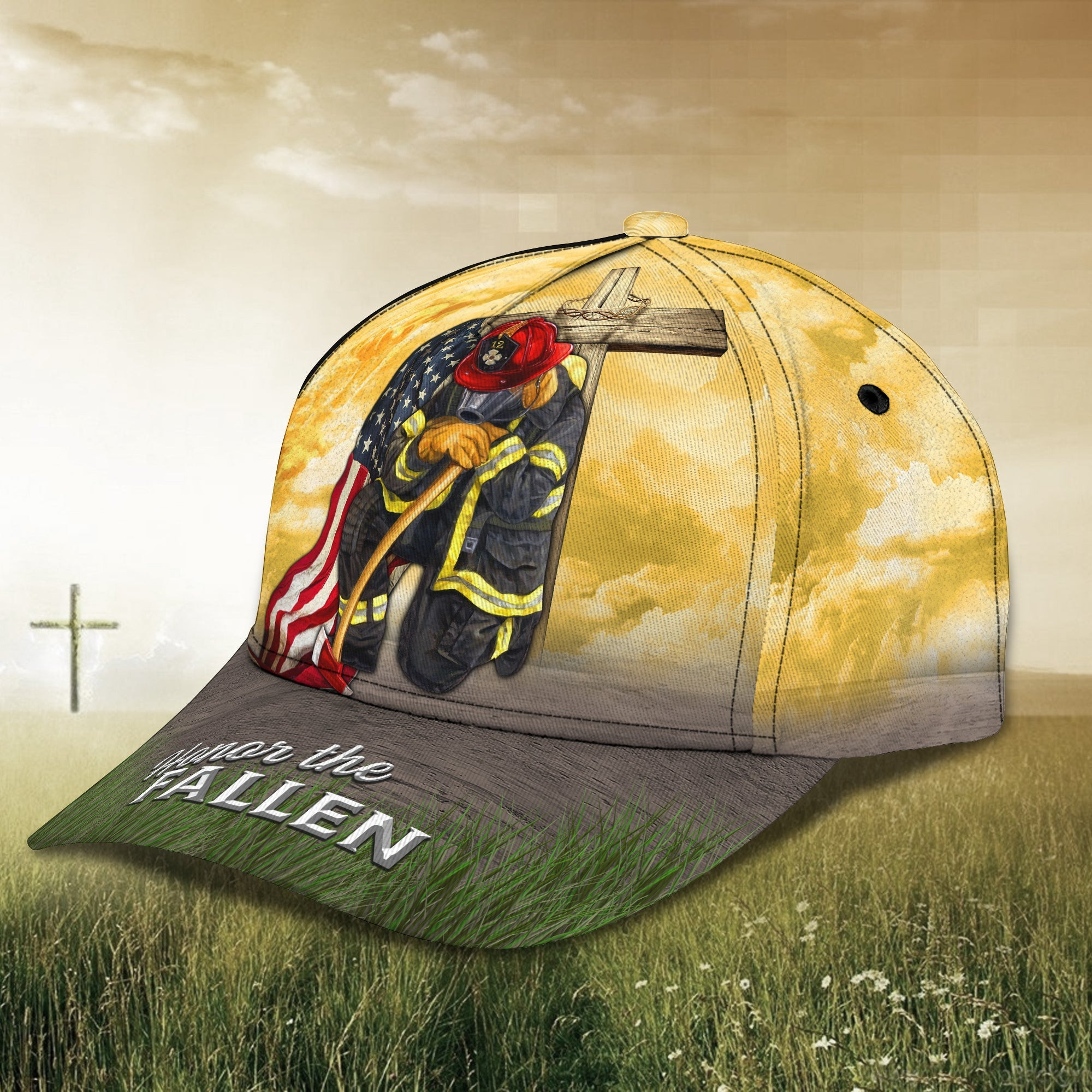 Custom Classic Cap - Personalized Firefighter Hat Trucker Hats Custom Hats Gifts For Men & Women