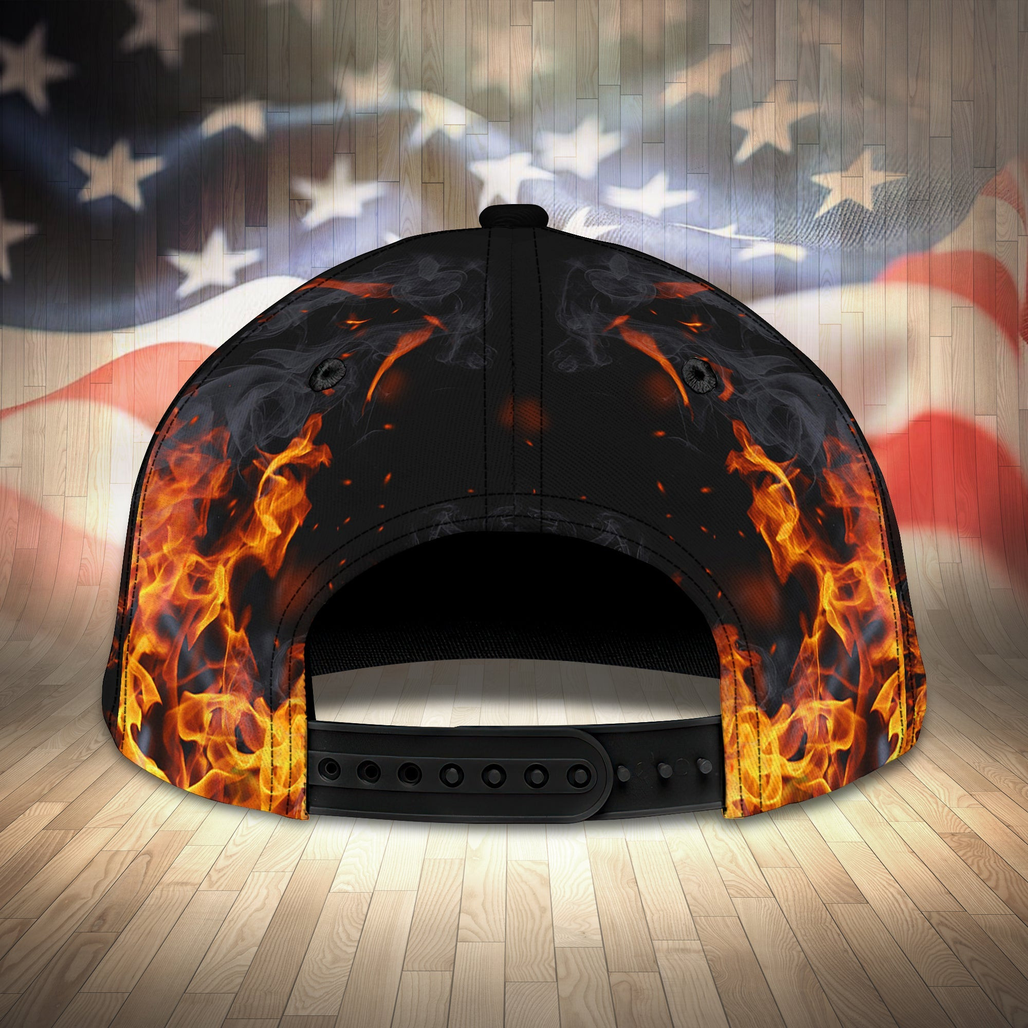 Custom Classic Cap - Personalized Firefighter Name Cap Trucker Hats Custom Hats Gifts For Men & Women