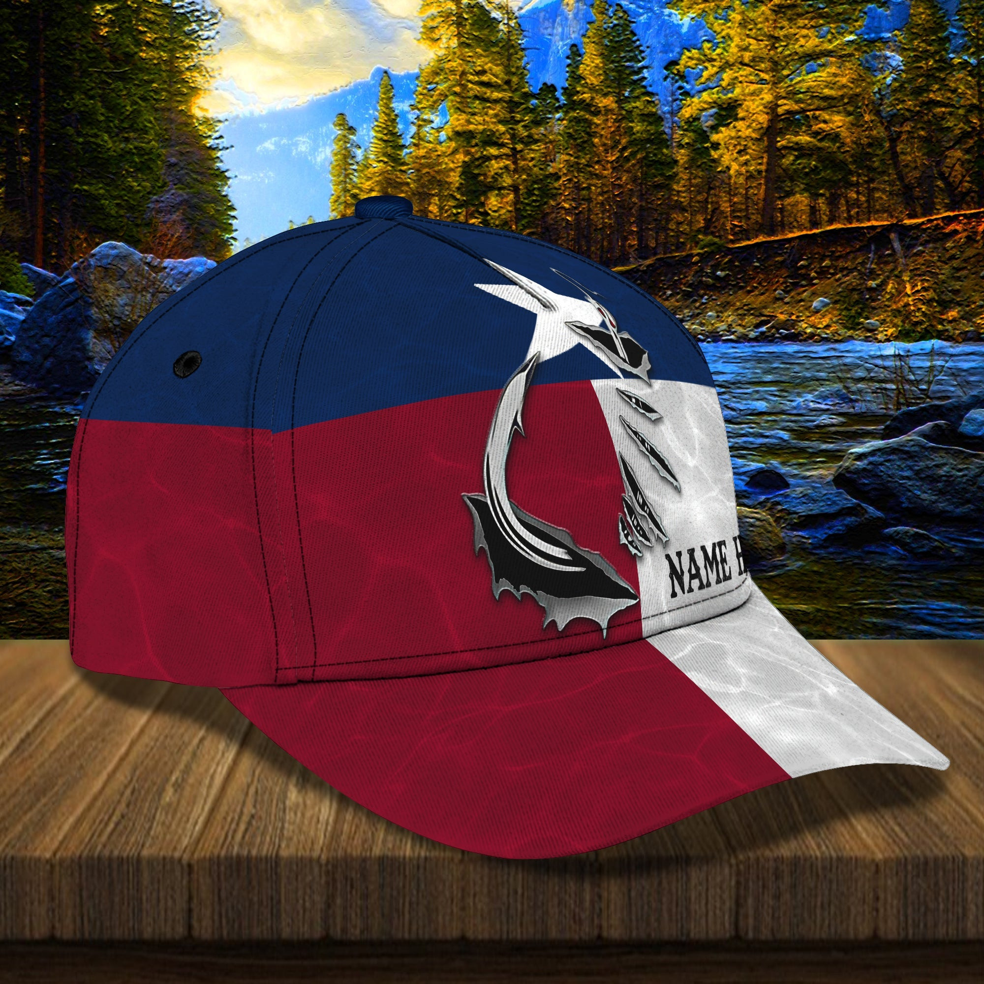 Custom Classic Cap - Personalized Fishing Hat Trucker Hats Custom Hats Gifts For Men & Women