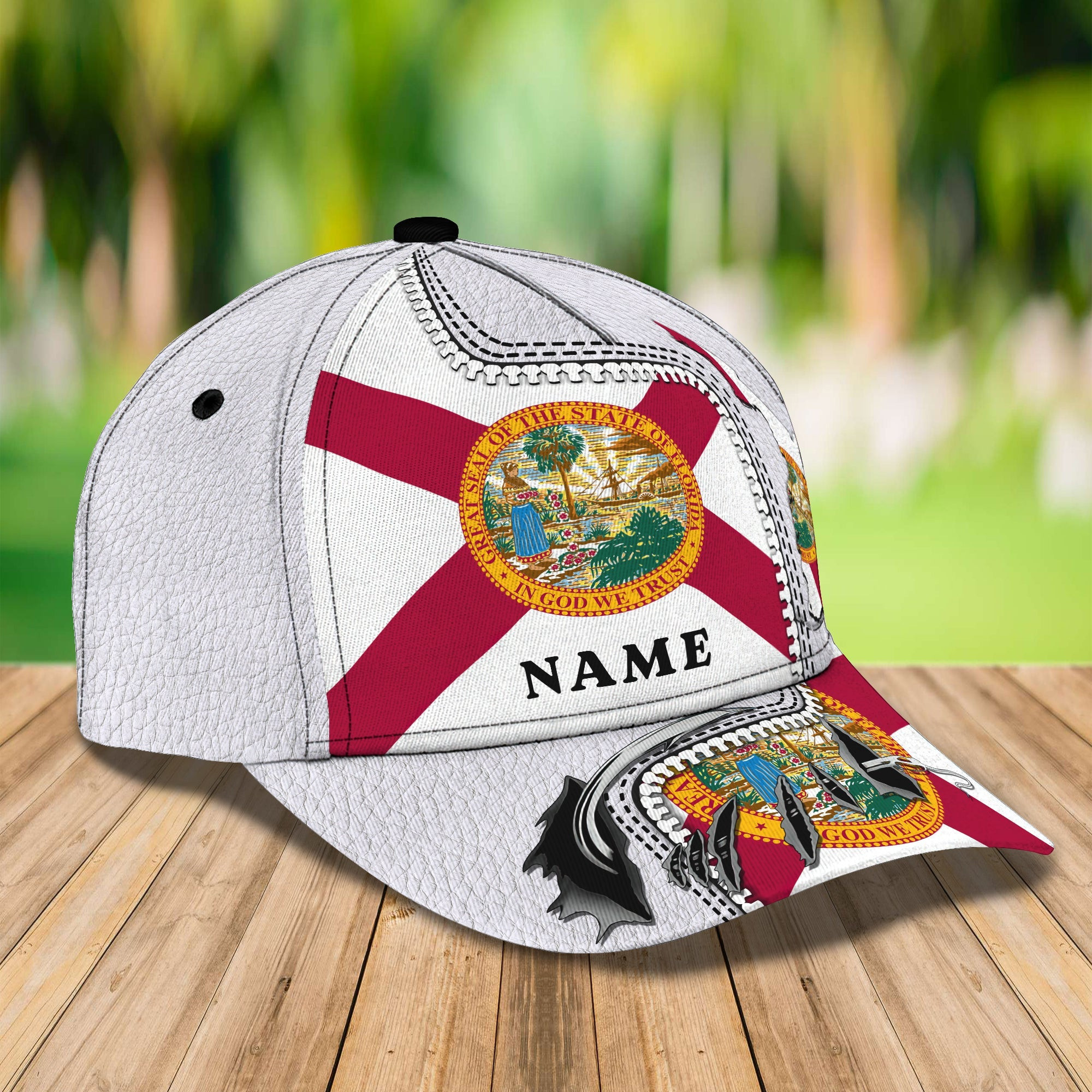 Custom Classic Cap - Personalized Florida Name - Gift Or Personal Use Trucker Hats Custom Hats Gifts For Men & Women