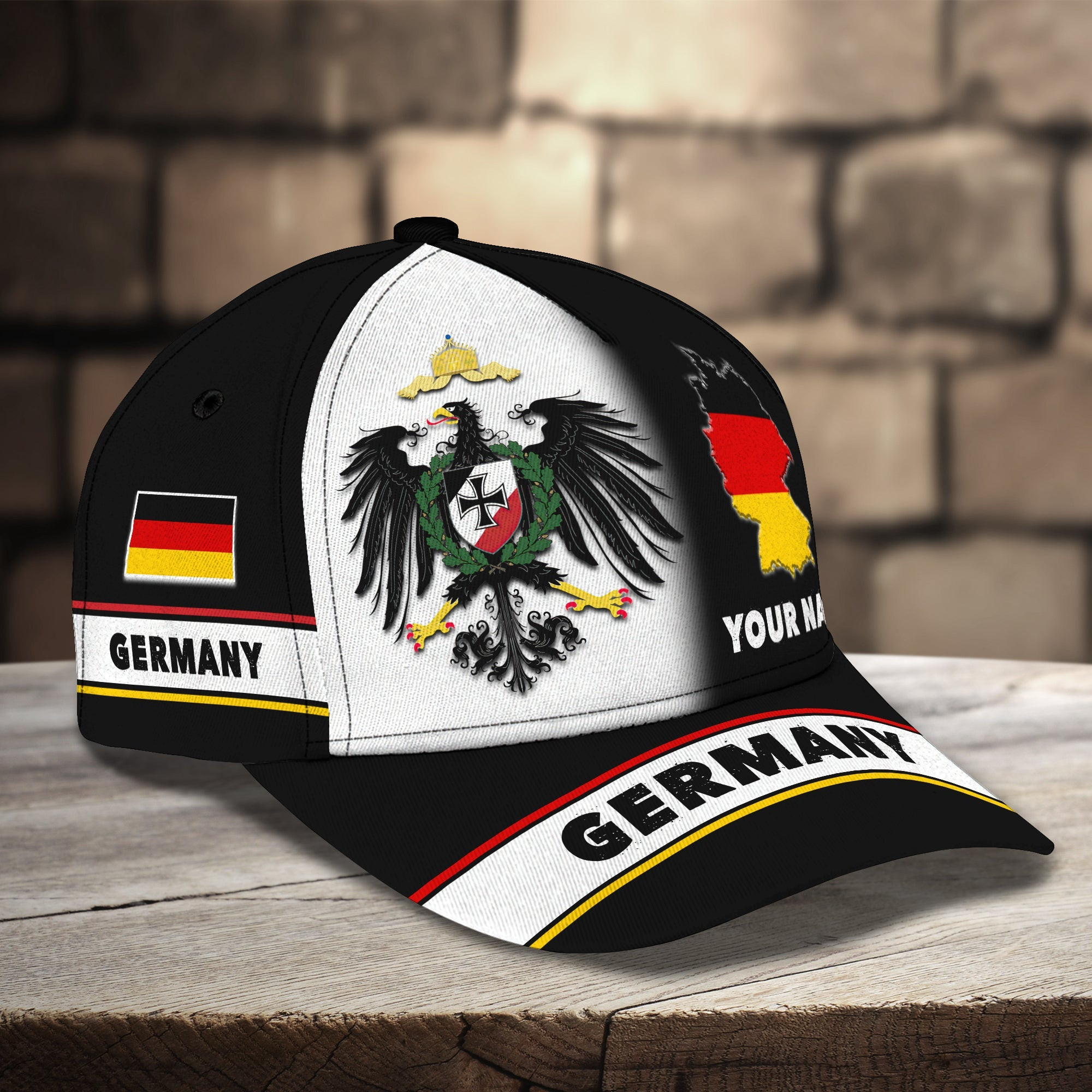 Custom Classic Cap - Personalized Germany Cap Trucker Hats Custom Hats Gifts For Men & Women