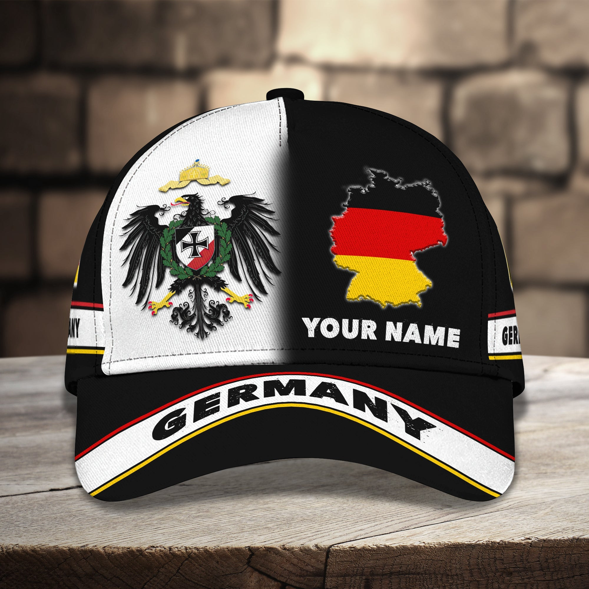 Custom Classic Cap - Personalized Germany Cap Trucker Hats Custom Hats Gifts For Men & Women