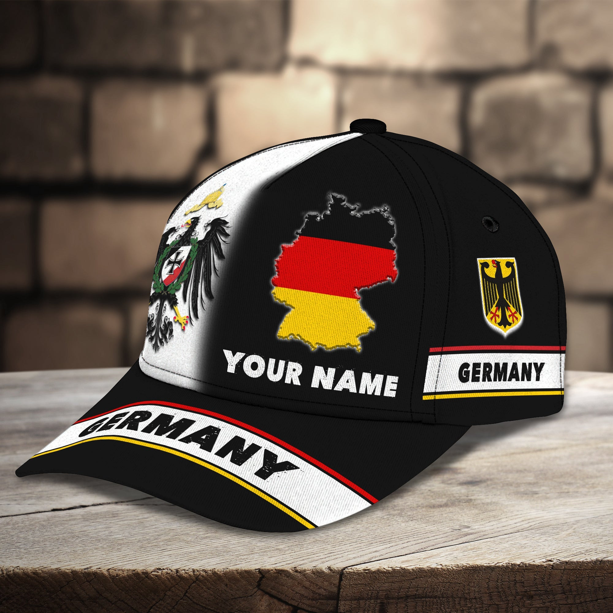 Custom Classic Cap - Personalized Germany Cap Trucker Hats Custom Hats Gifts For Men & Women