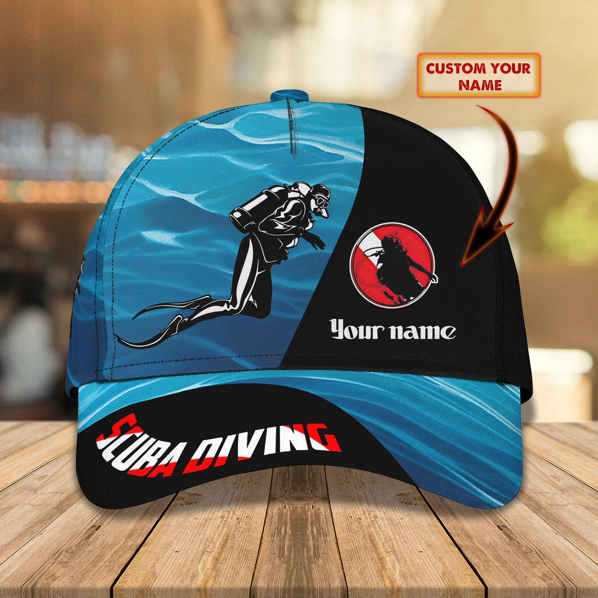 Custom Classic Cap - Personalized Gift For Scuba Diving Enthusiasts Trucker Hats Custom Hats Gifts For Men & Women