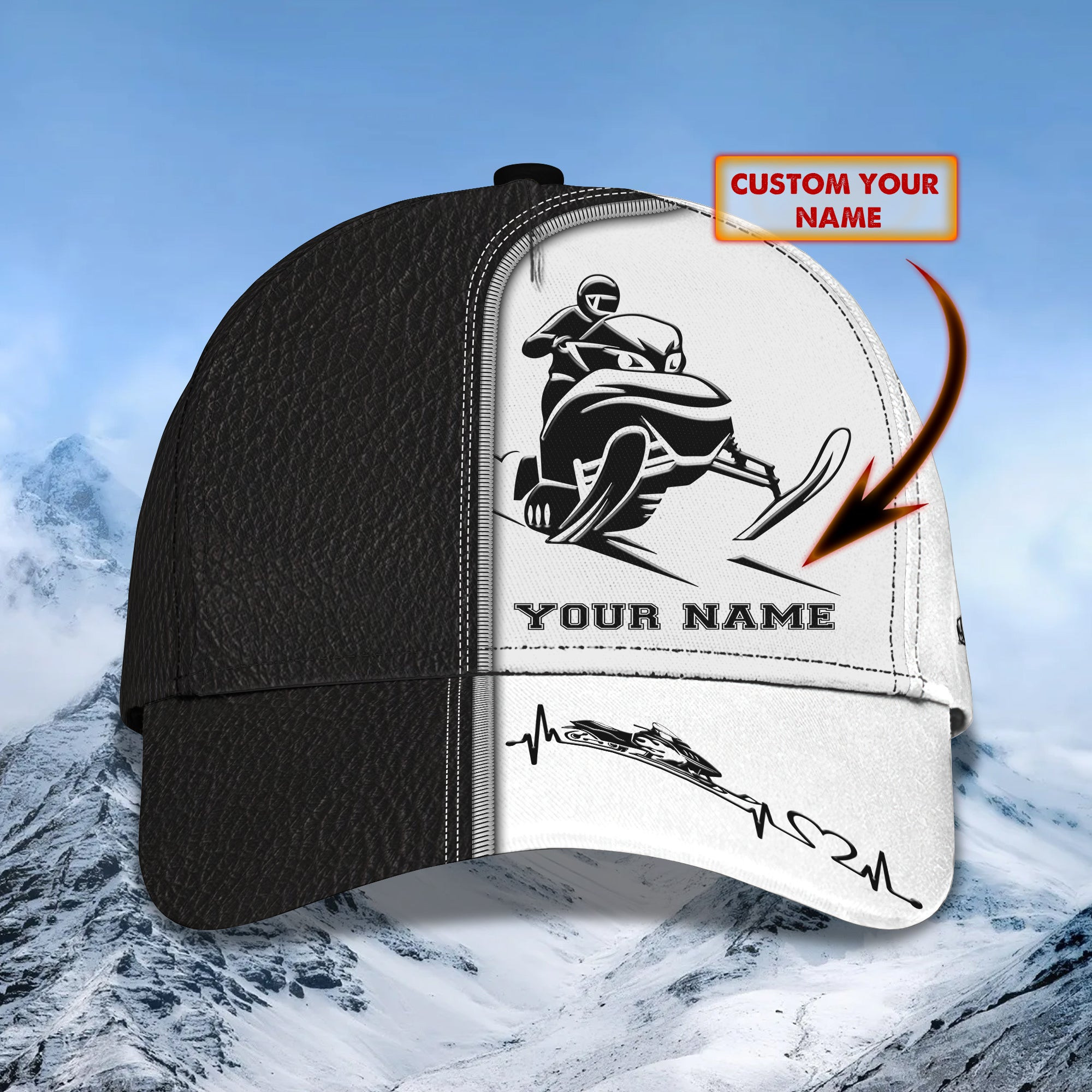 Custom Classic Cap - Personalized Gift For Snowmobile Enthusiasts Trucker Hats Custom Hats Gifts For Men & Women