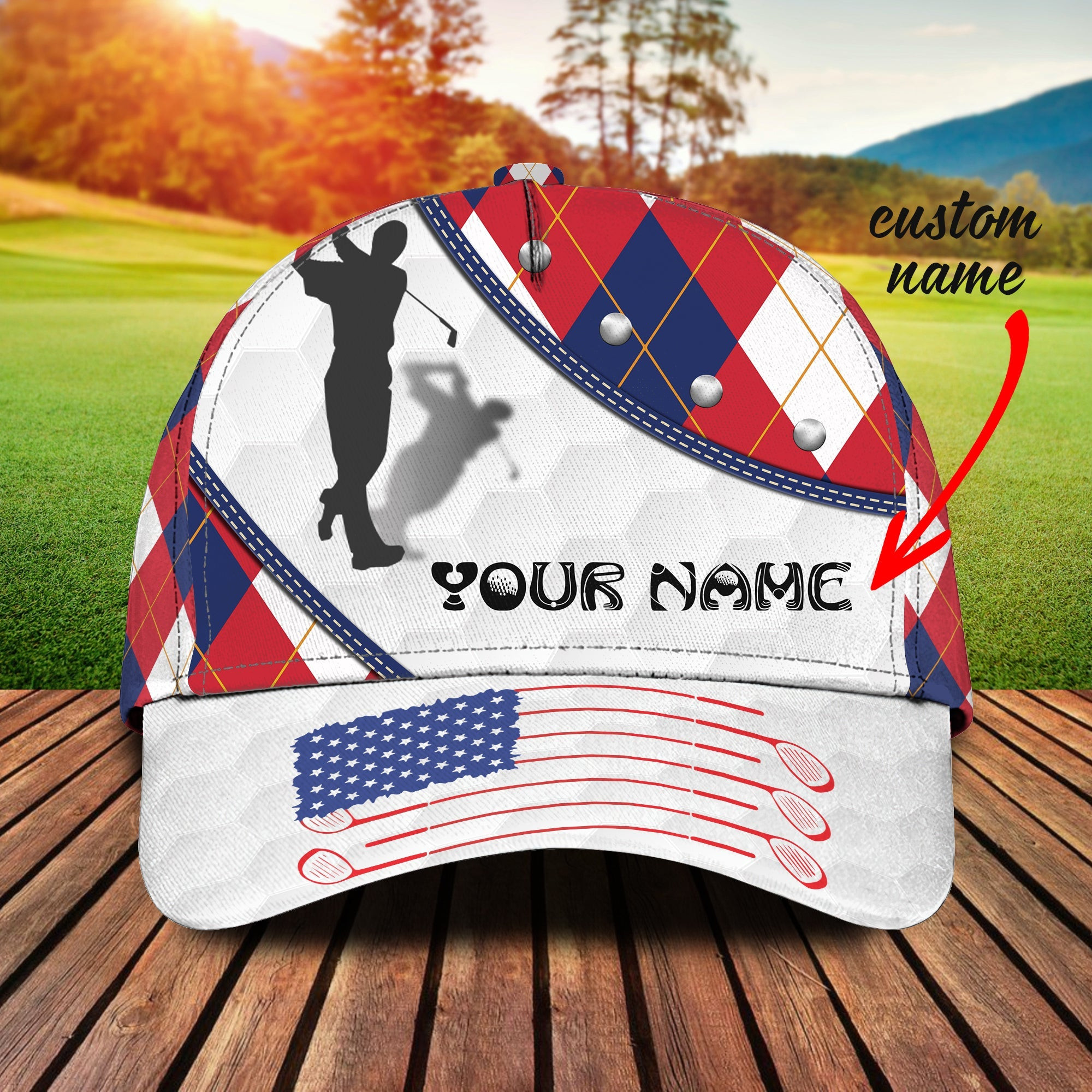 Custom Classic Cap - Personalized Golf Hat Trucker Hats Custom Hats Gifts For Men & Women