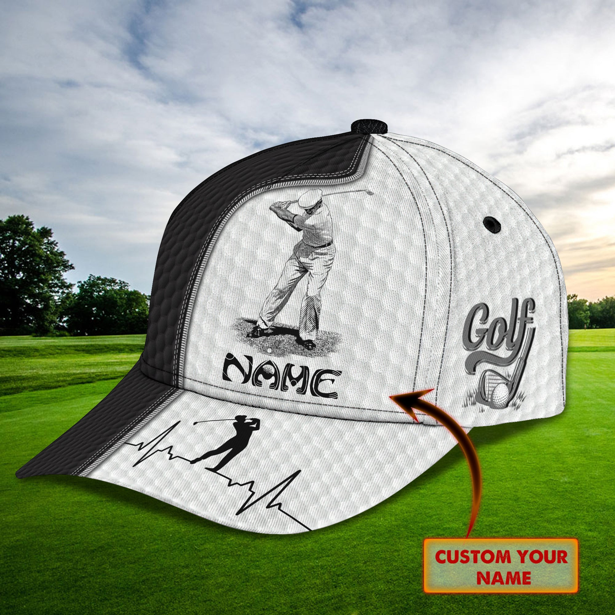 Custom Classic Cap - Personalized Golf Hat For Men And Women Trucker Hats Custom Hats Gifts For Men & Women