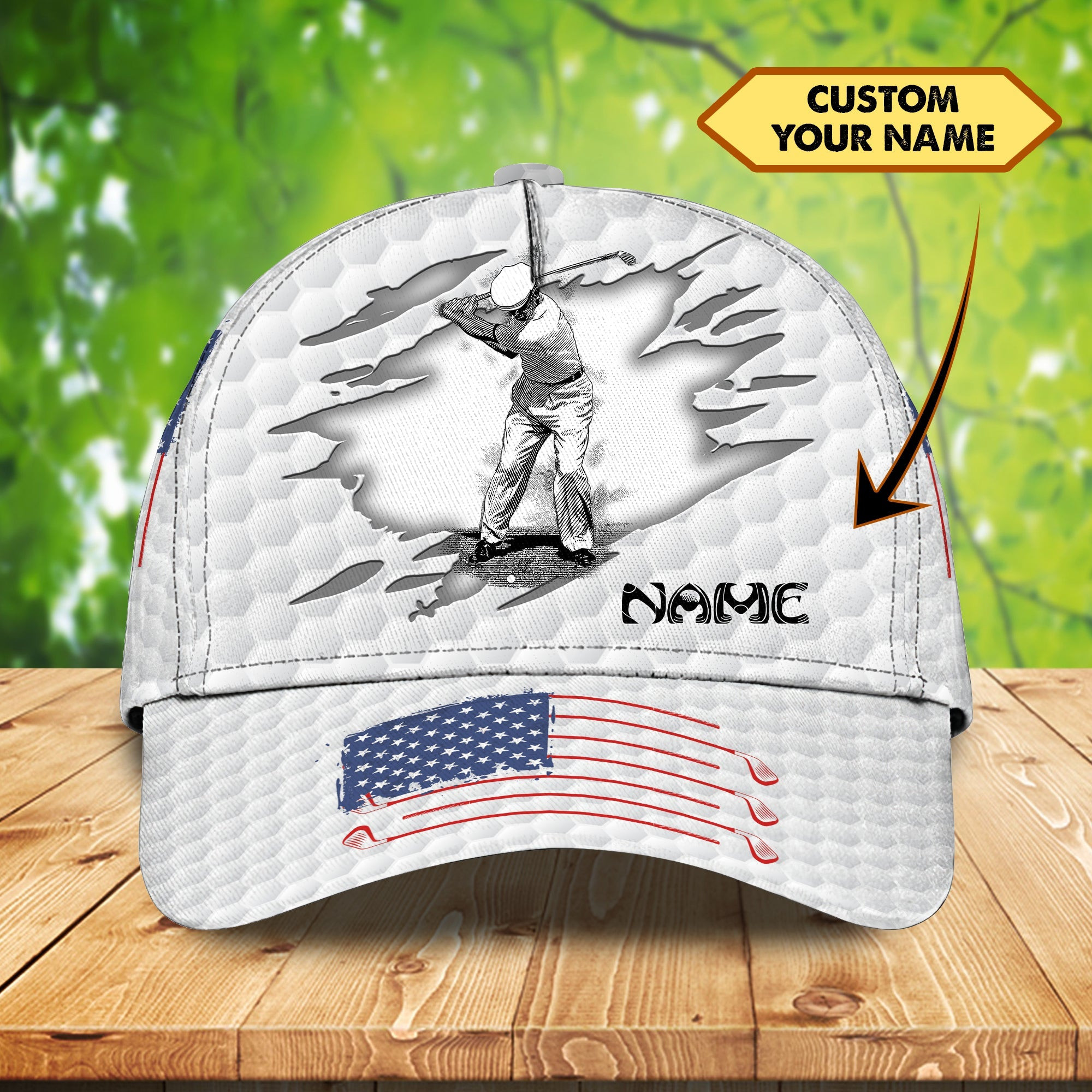 Custom Classic Cap - Personalized Golf Name Cap Trucker Hats Custom Hats Gifts For Men & Women
