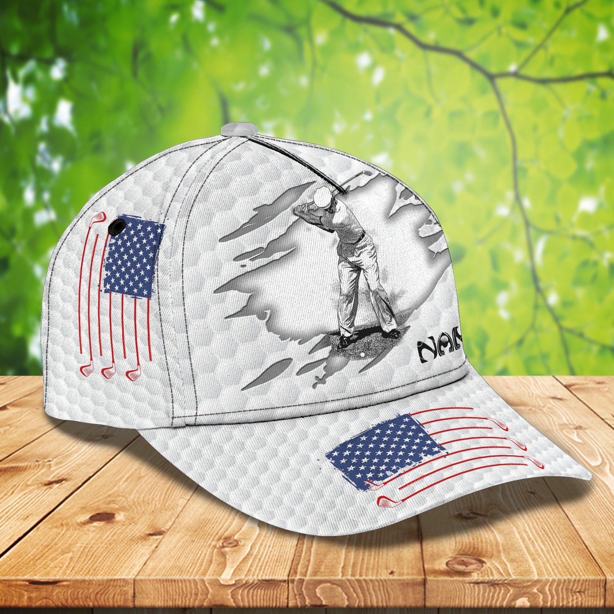 Custom Classic Cap - Personalized Golf Name Cap Trucker Hats Custom Hats Gifts For Men & Women