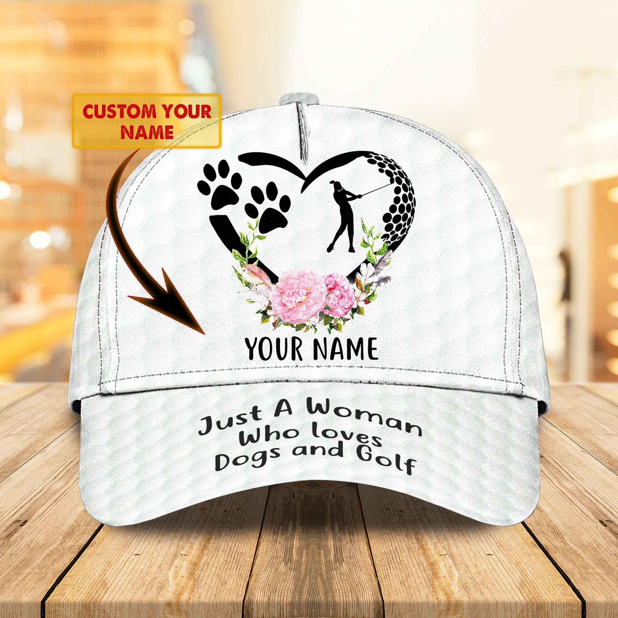 Custom Classic Cap - Personalized Golf Name Hat Trucker Hats Custom Hats Gifts For Men & Women