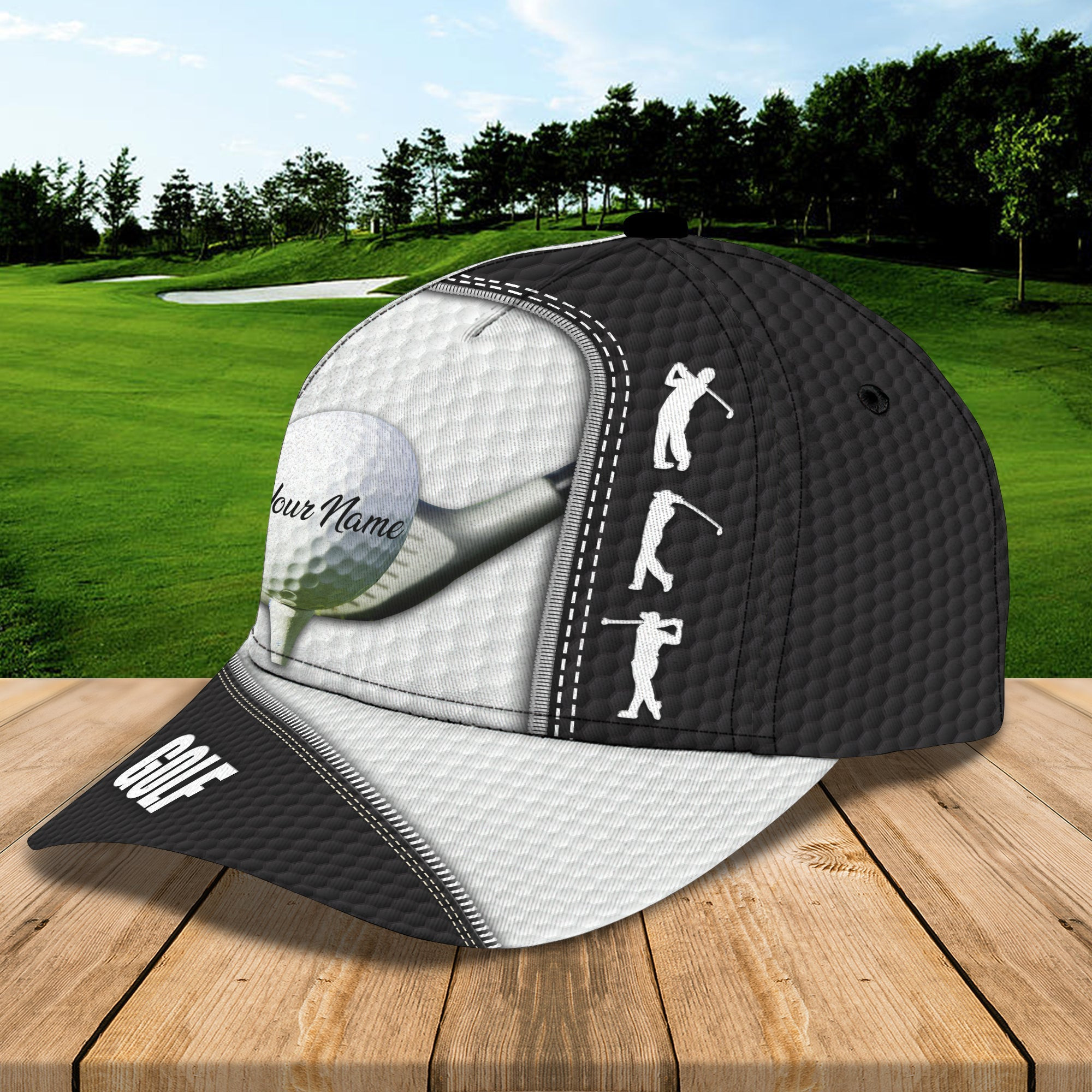 Custom Classic Cap - Personalized Golf Name Hat Trucker Hats Custom Hats Gifts For Men & Women