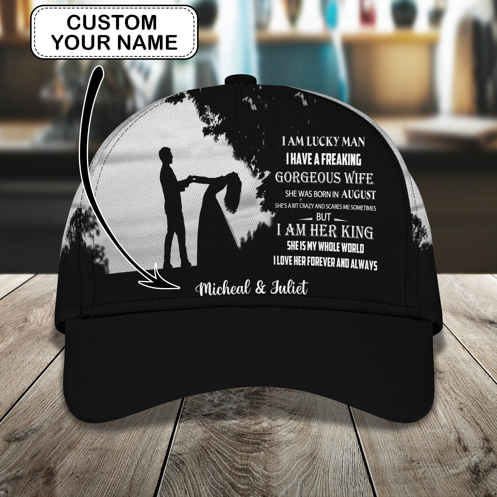 Custom Classic Cap - Personalized  Hat Trucker Hats Custom Hats Gifts For Men & Women