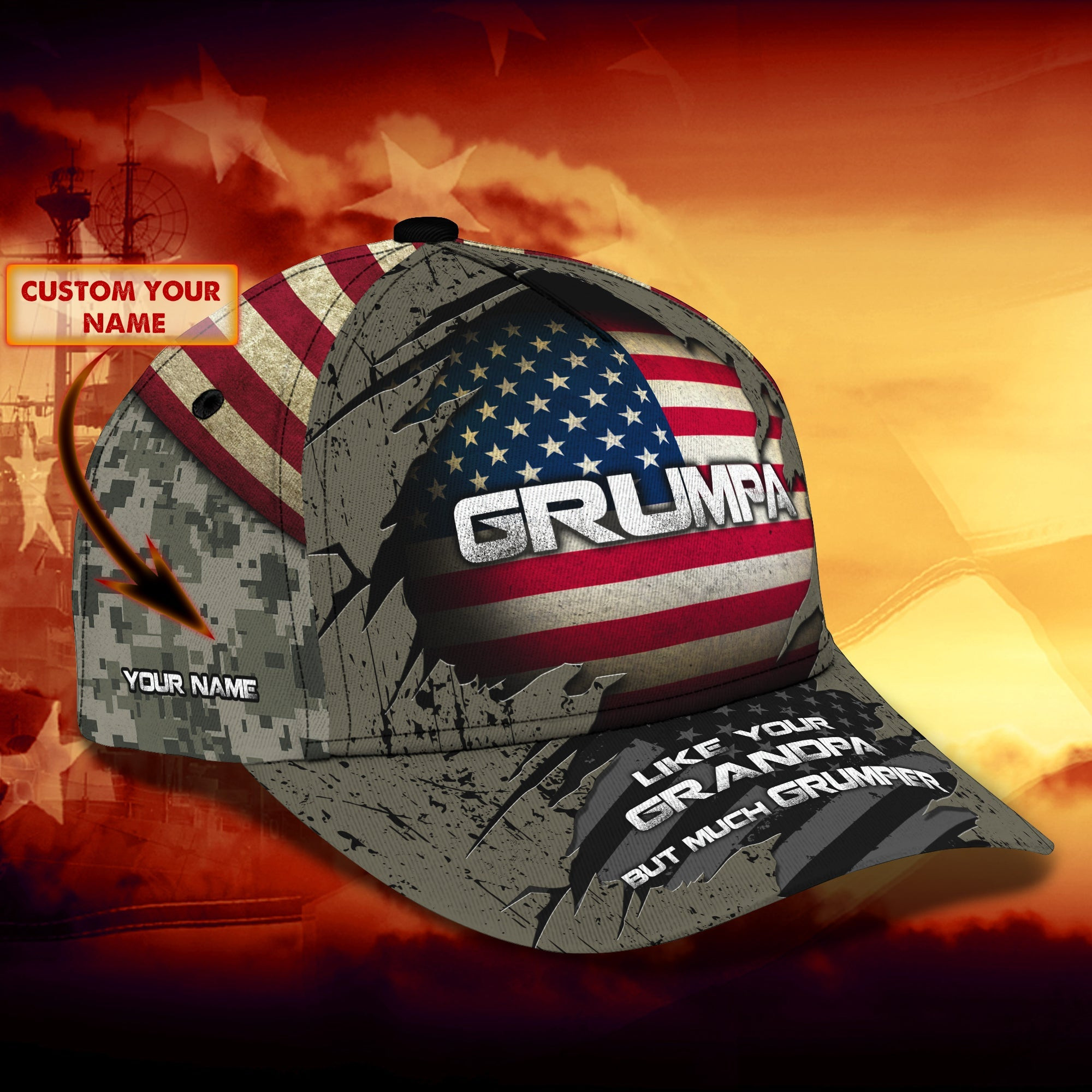 Custom Classic Cap - Personalized  Hat Trucker Hats Custom Hats Gifts For Men & Women
