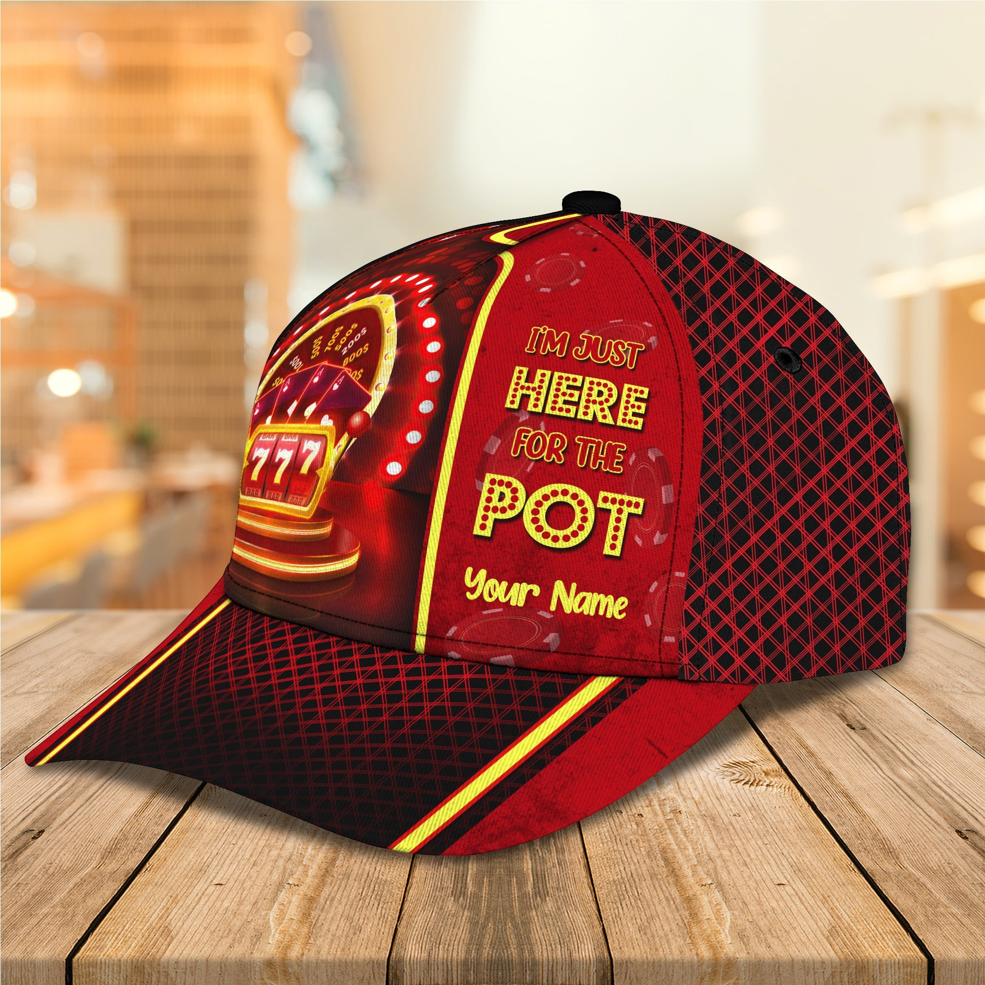 Custom Classic Cap - Personalized  Hat For Casino Lovers Trucker Hats Custom Hats Gifts For Men & Women