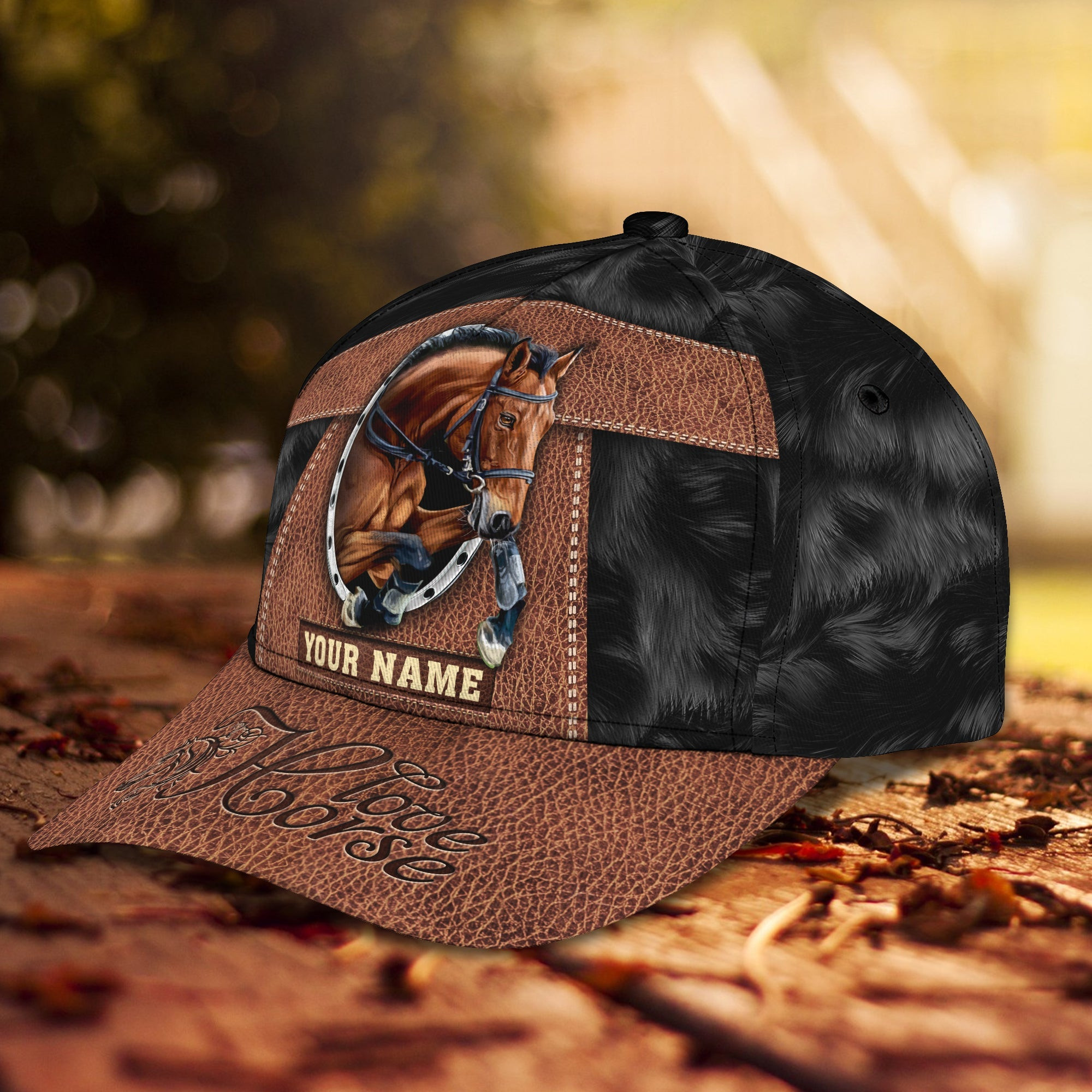 Custom Classic Cap - Personalized Horse Name Cap Trucker Hats Custom Hats Gifts For Men & Women