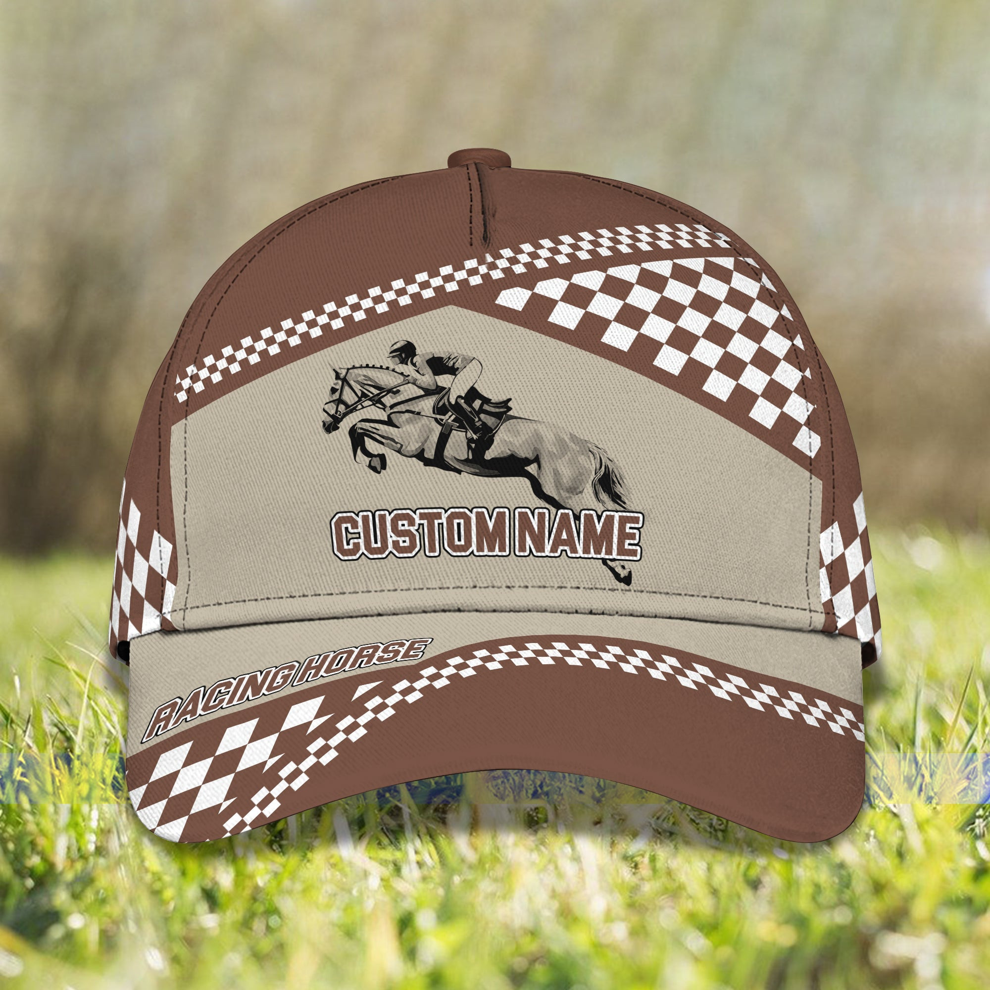 Custom Classic Cap - Personalized Horse Riding Cap Trucker Hats Custom Hats Gifts For Men & Women