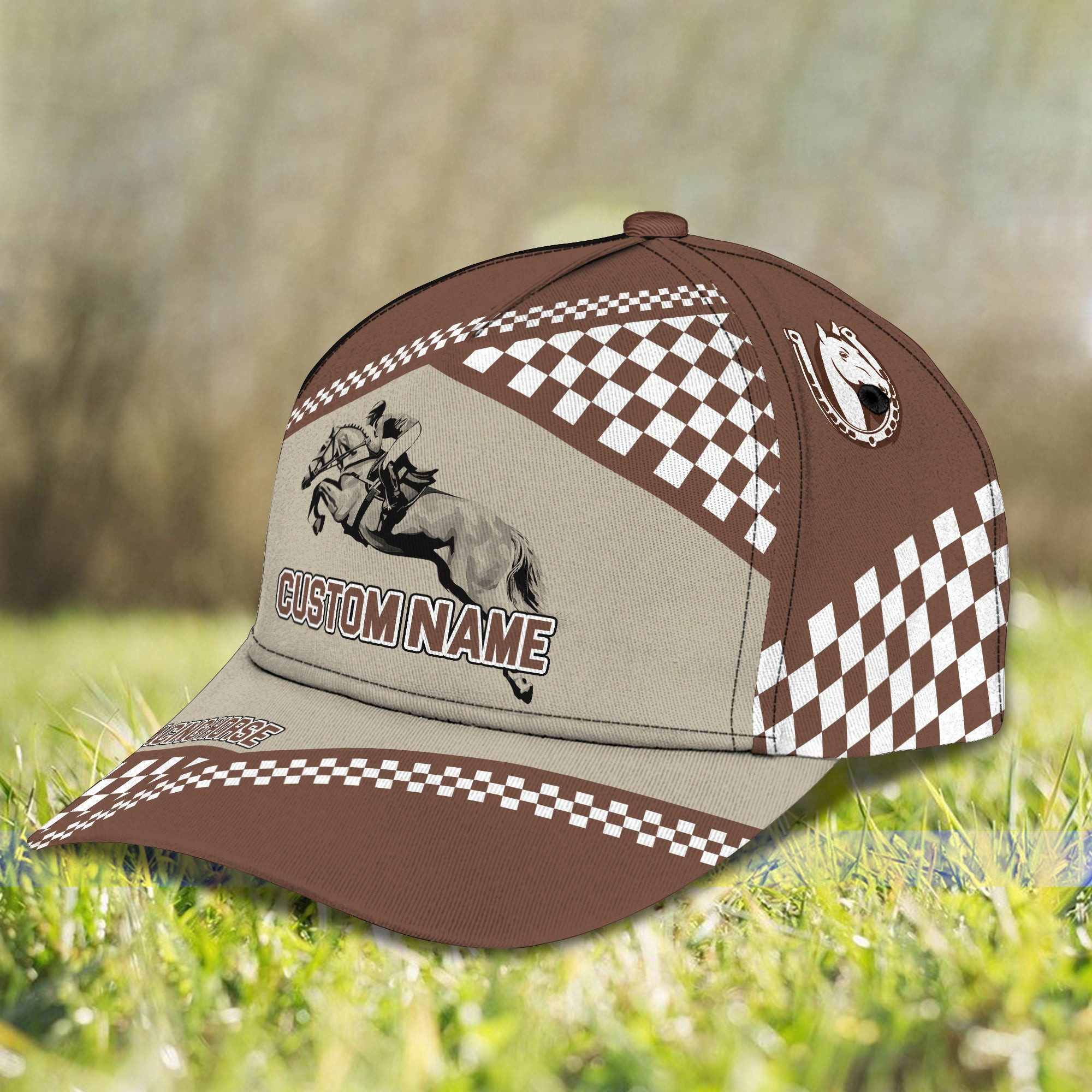 Custom Classic Cap - Personalized Horse Riding Cap Trucker Hats Custom Hats Gifts For Men & Women