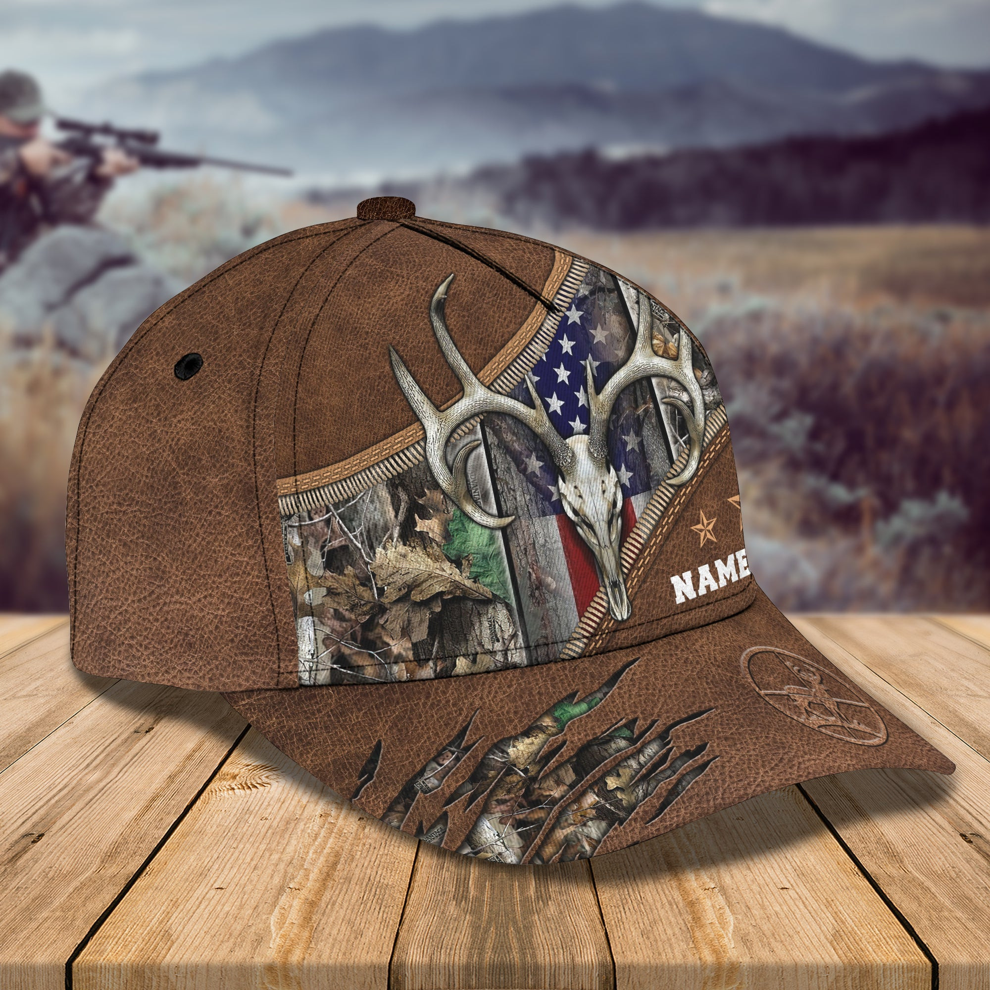 Custom Classic Cap - Personalized Hunting Cap Trucker Hats Custom Hats Gifts For Men & Women