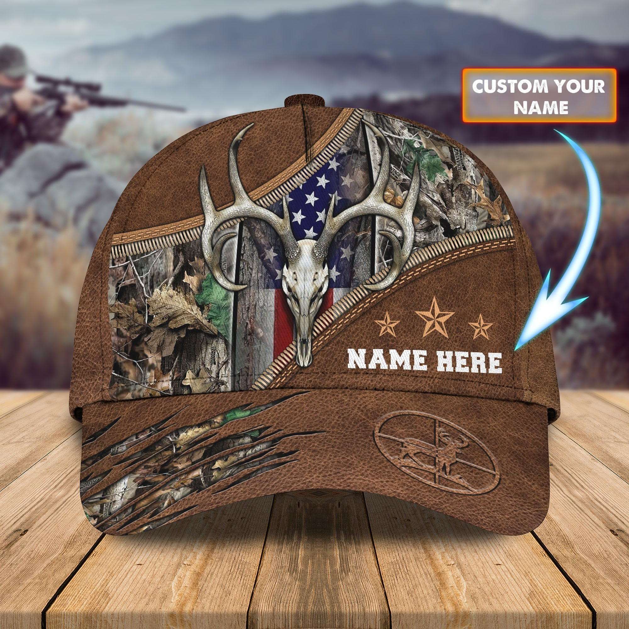 Custom Classic Cap - Personalized Hunting Cap Trucker Hats Custom Hats Gifts For Men & Women
