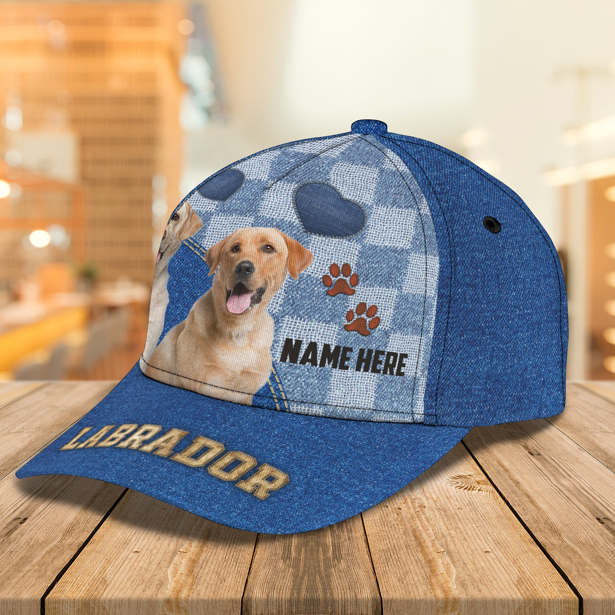 Custom Classic Cap - Personalized Labrador Lovers Gift Trucker Hats Custom Hats Gifts For Men & Women