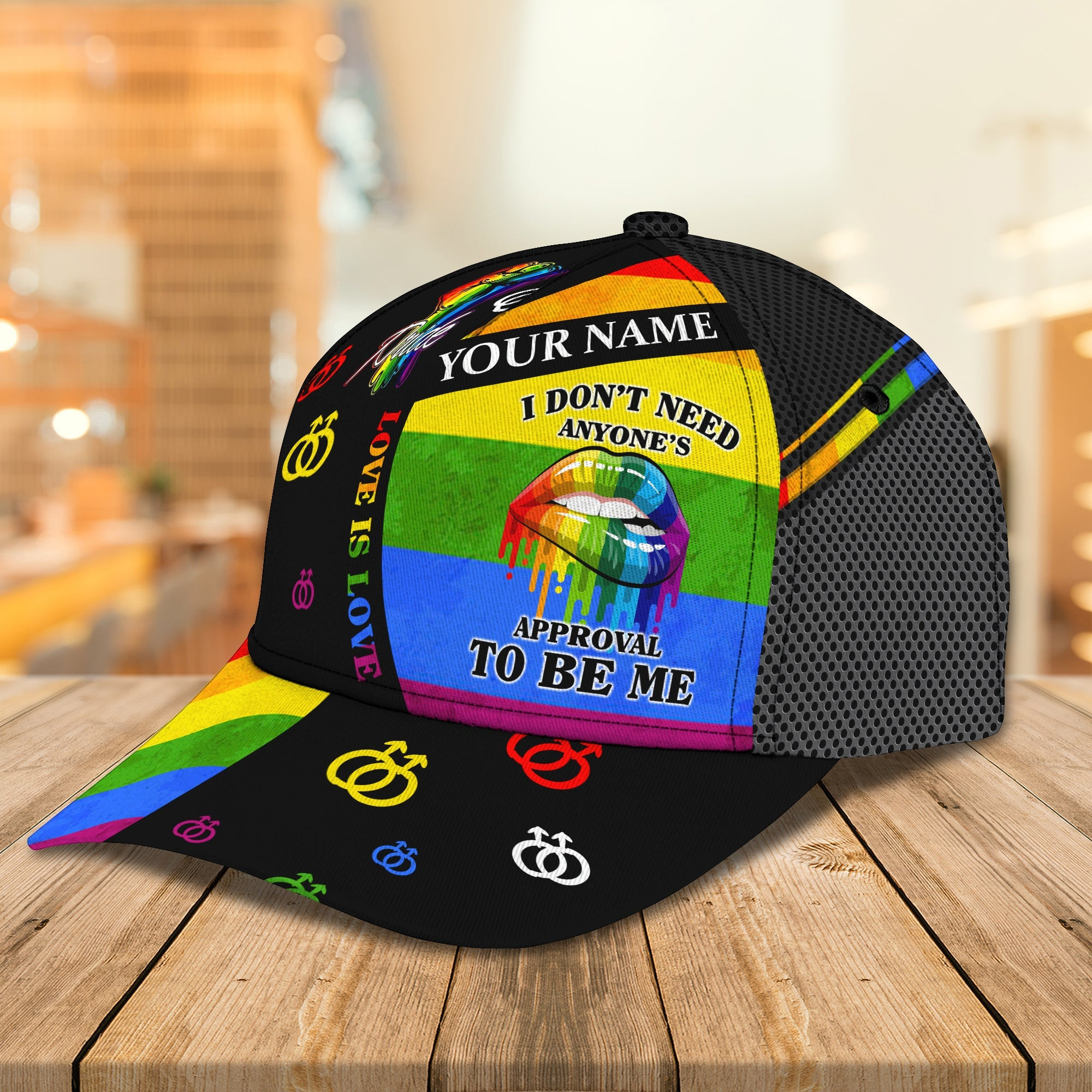 Custom Classic Cap - Personalized Lgbt Pride Hat Trucker Hats Custom Hats Gifts For Men & Women