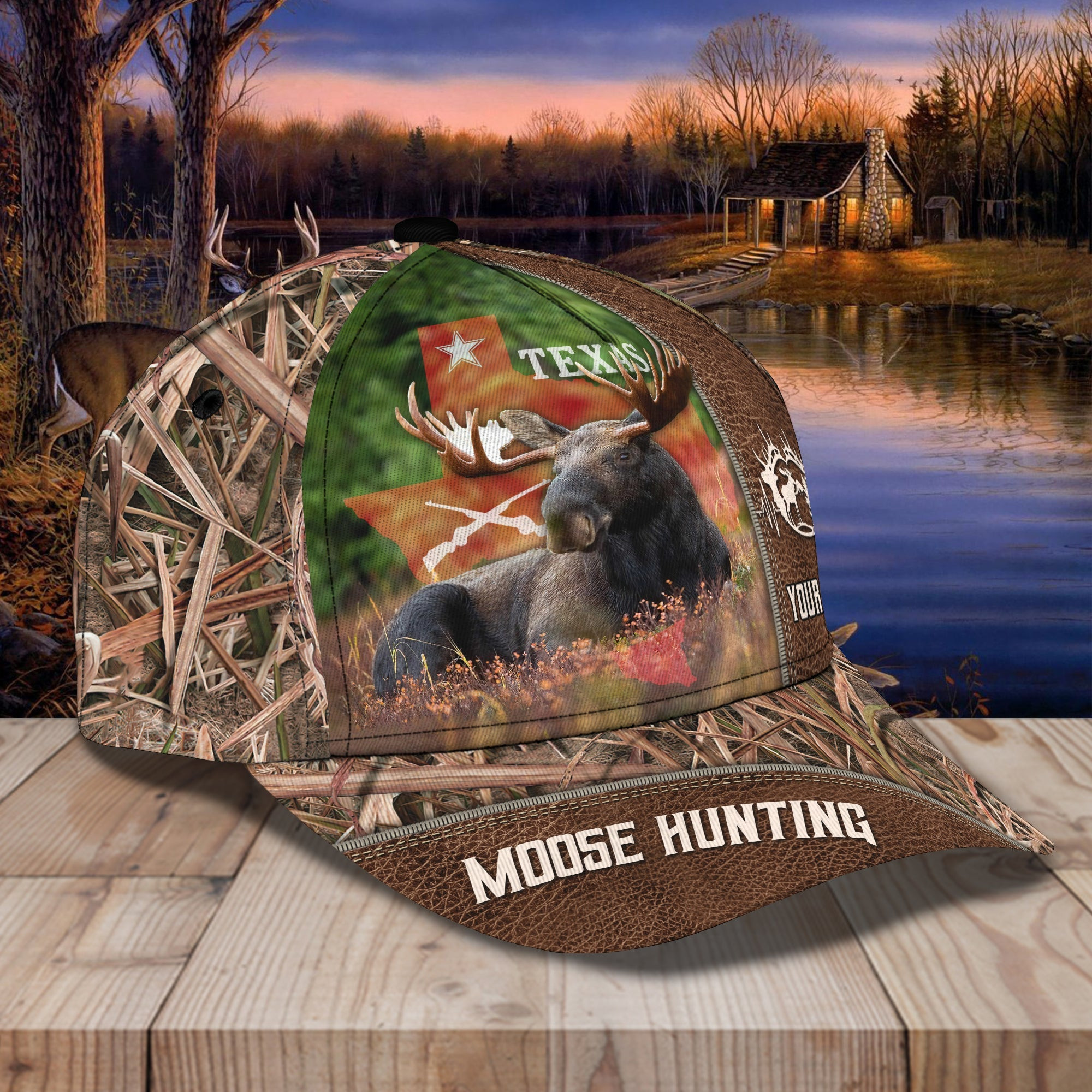 Custom Classic Cap - Personalized Moose Hunting Gift Trucker Hats Custom Hats Gifts For Men & Women