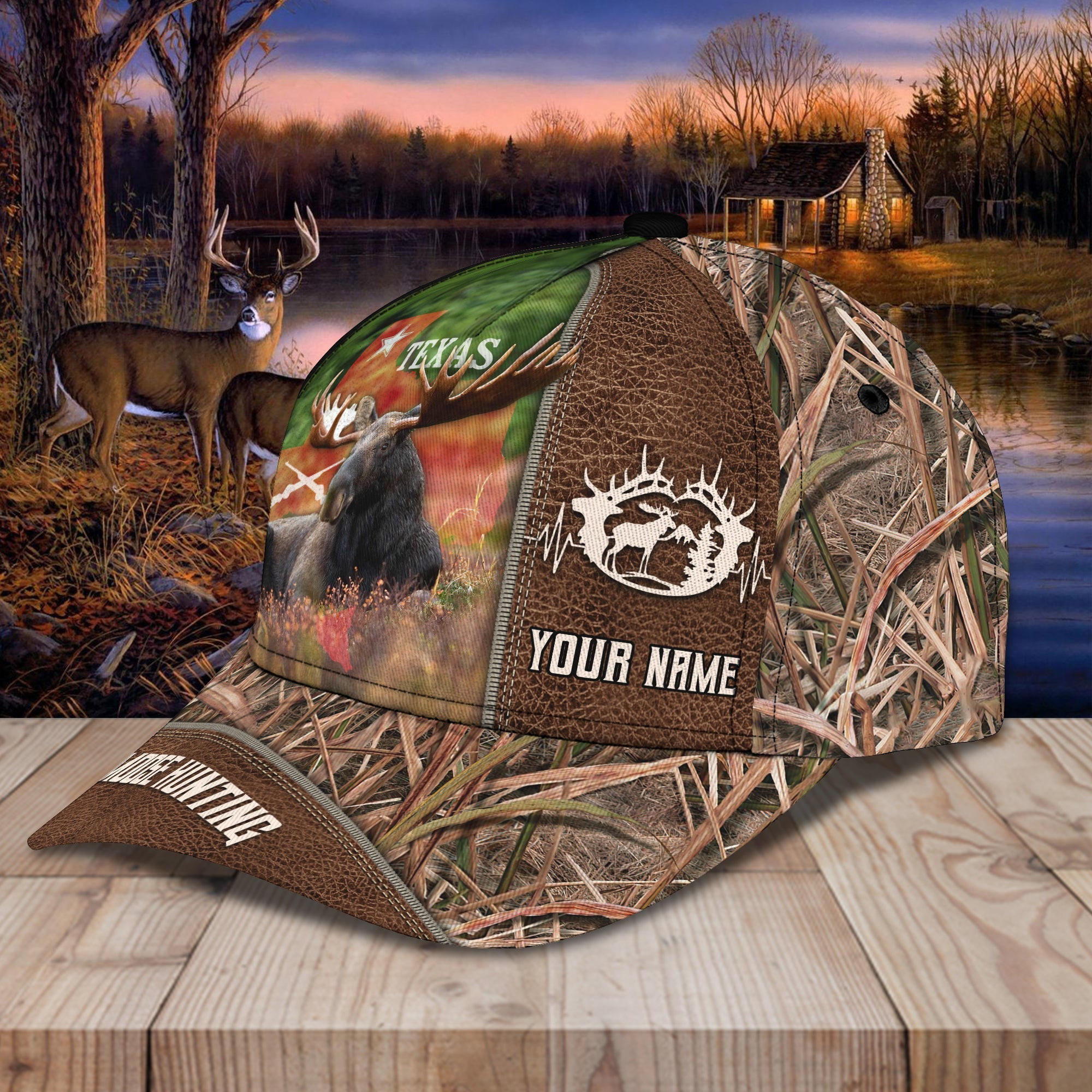 Custom Classic Cap - Personalized Moose Hunting Gift Trucker Hats Custom Hats Gifts For Men & Women