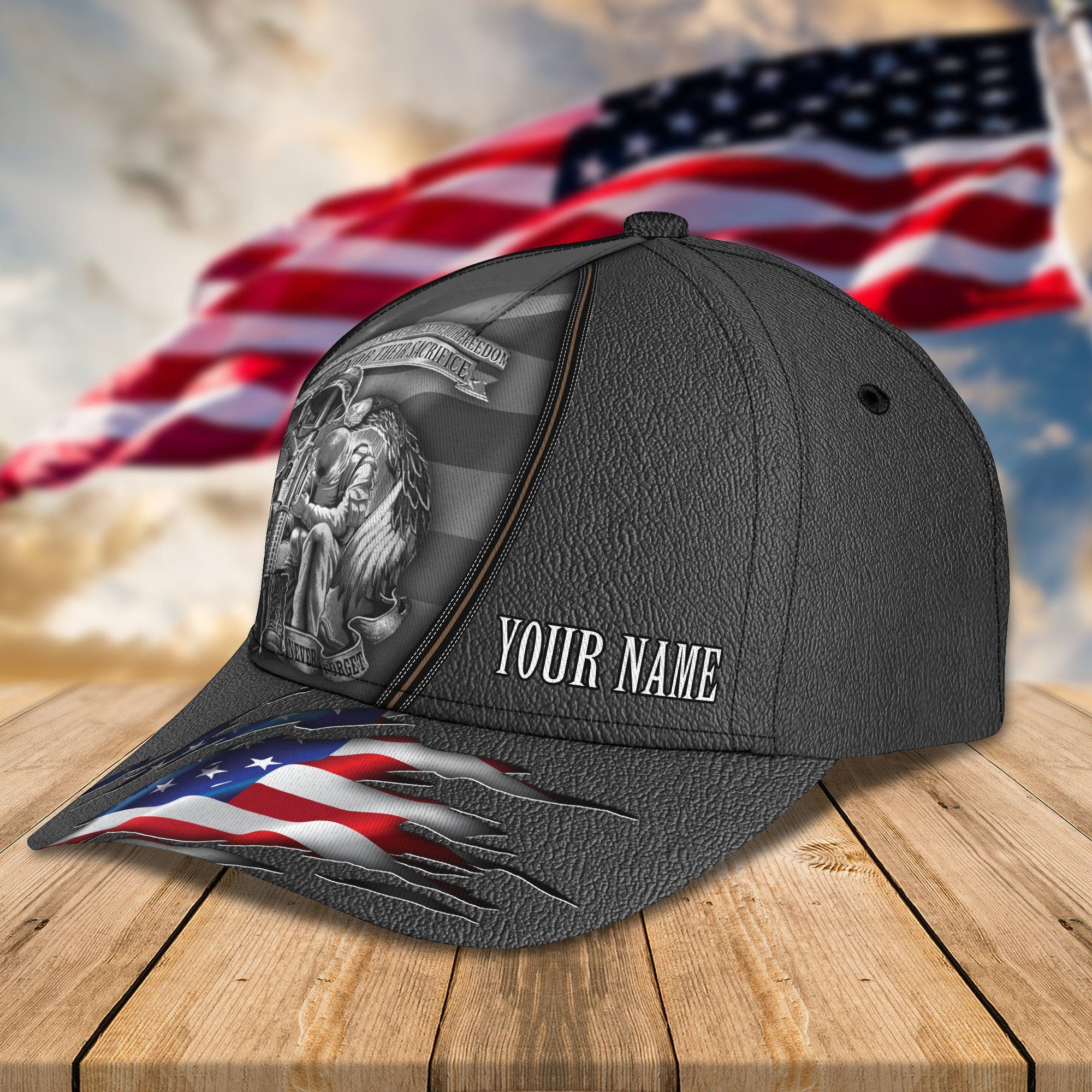 Custom Classic Cap - Personalized Name Trucker Hats Custom Hats Gifts For Men & Women