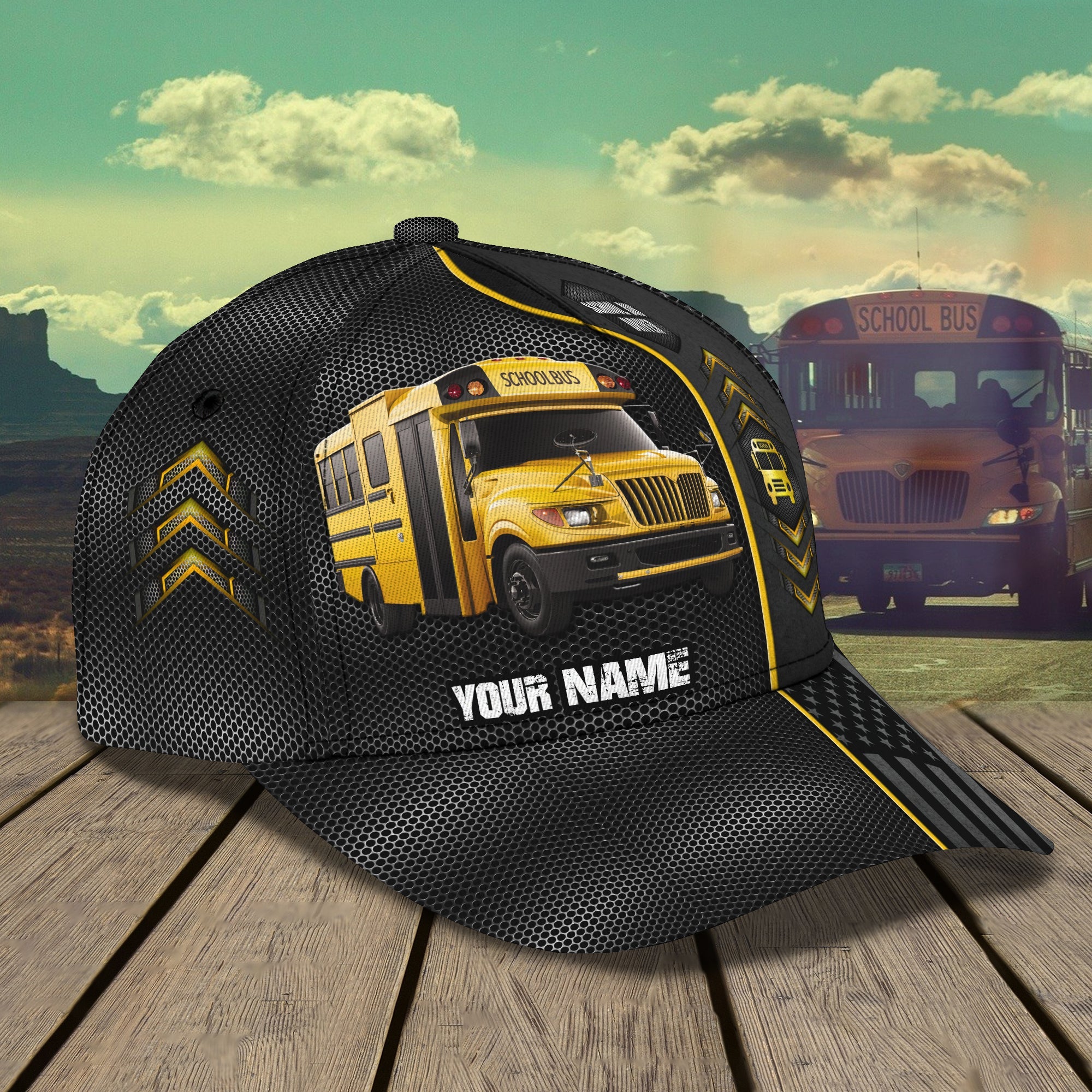 Custom Classic Cap - Personalized Name Trucker Hats Custom Hats Gifts For Men & Women