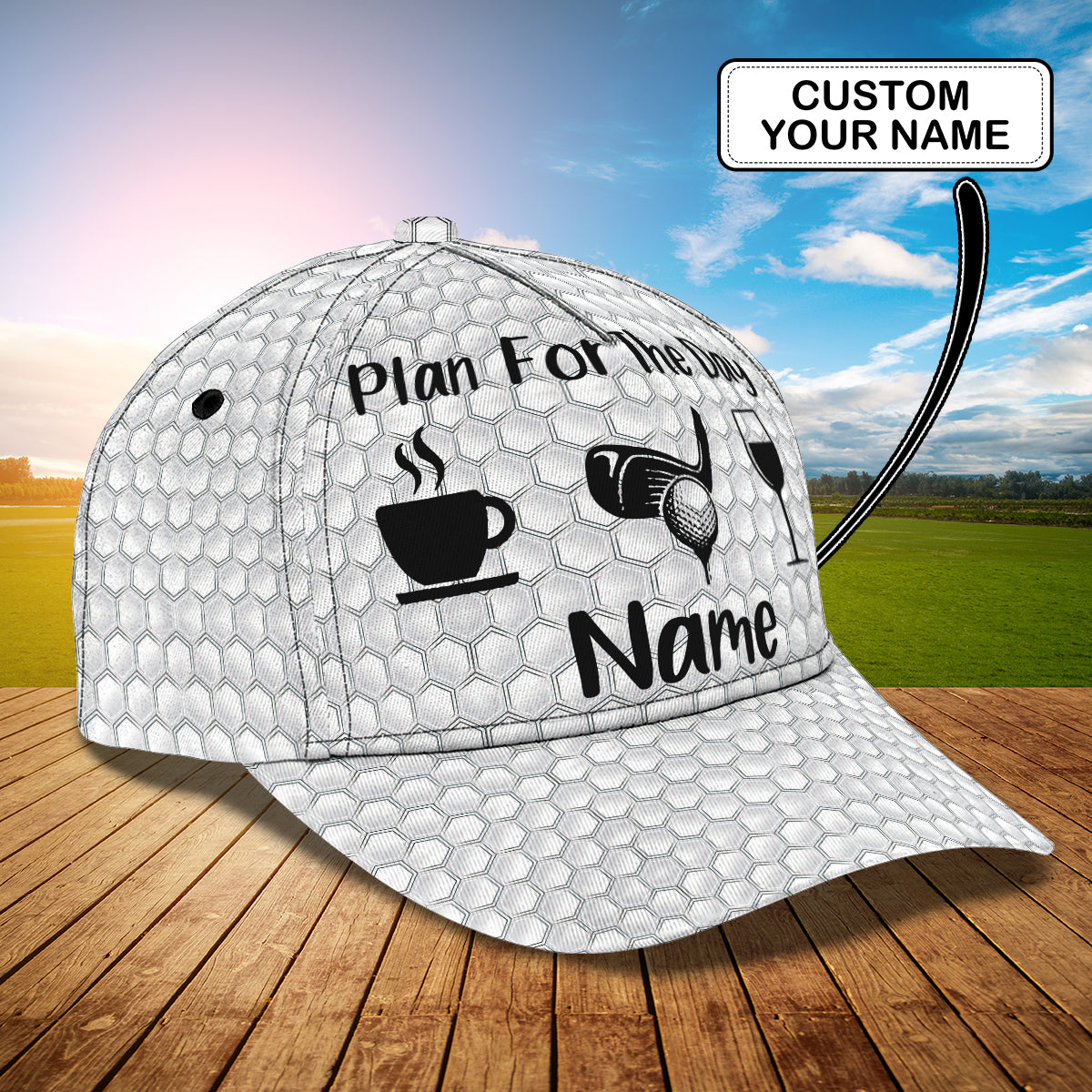 Custom Classic Cap - Personalized Name Trucker Hats Custom Hats Gifts For Men & Women