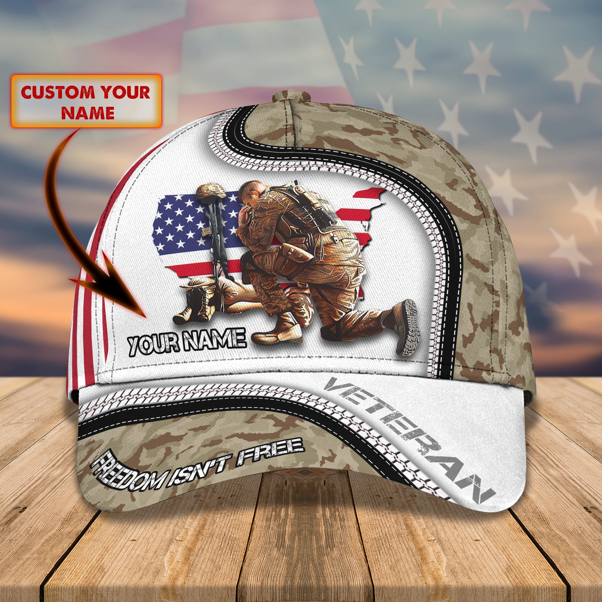 Custom Classic Cap - Personalized Name Trucker Hats Custom Hats Gifts For Men & Women