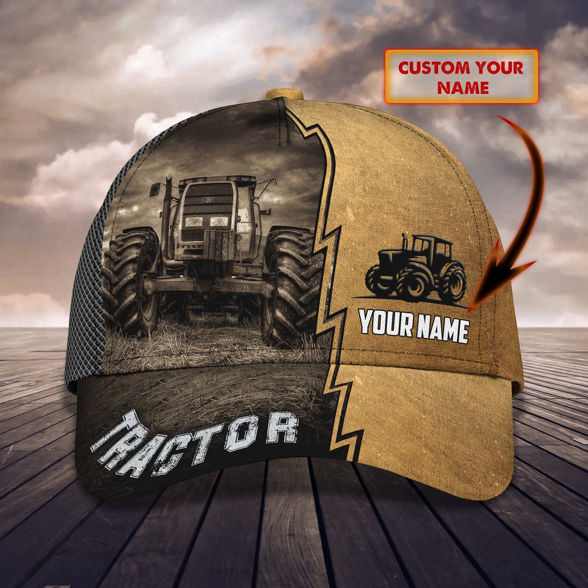 Custom Classic Cap - Personalized Name Trucker Hats Custom Hats Gifts For Men & Women