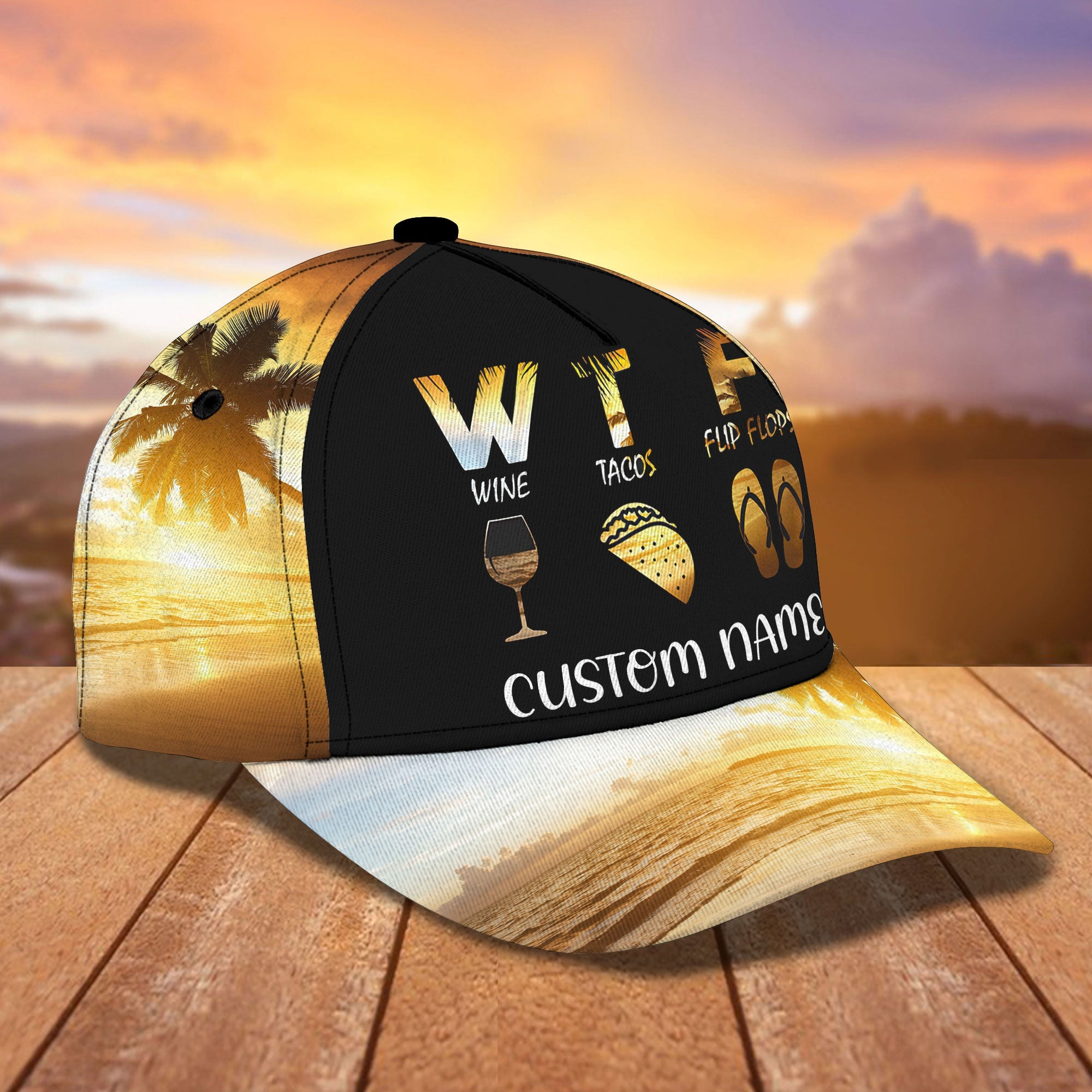 Custom Classic Cap - Personalized Name Trucker Hats Custom Hats Gifts For Men & Women