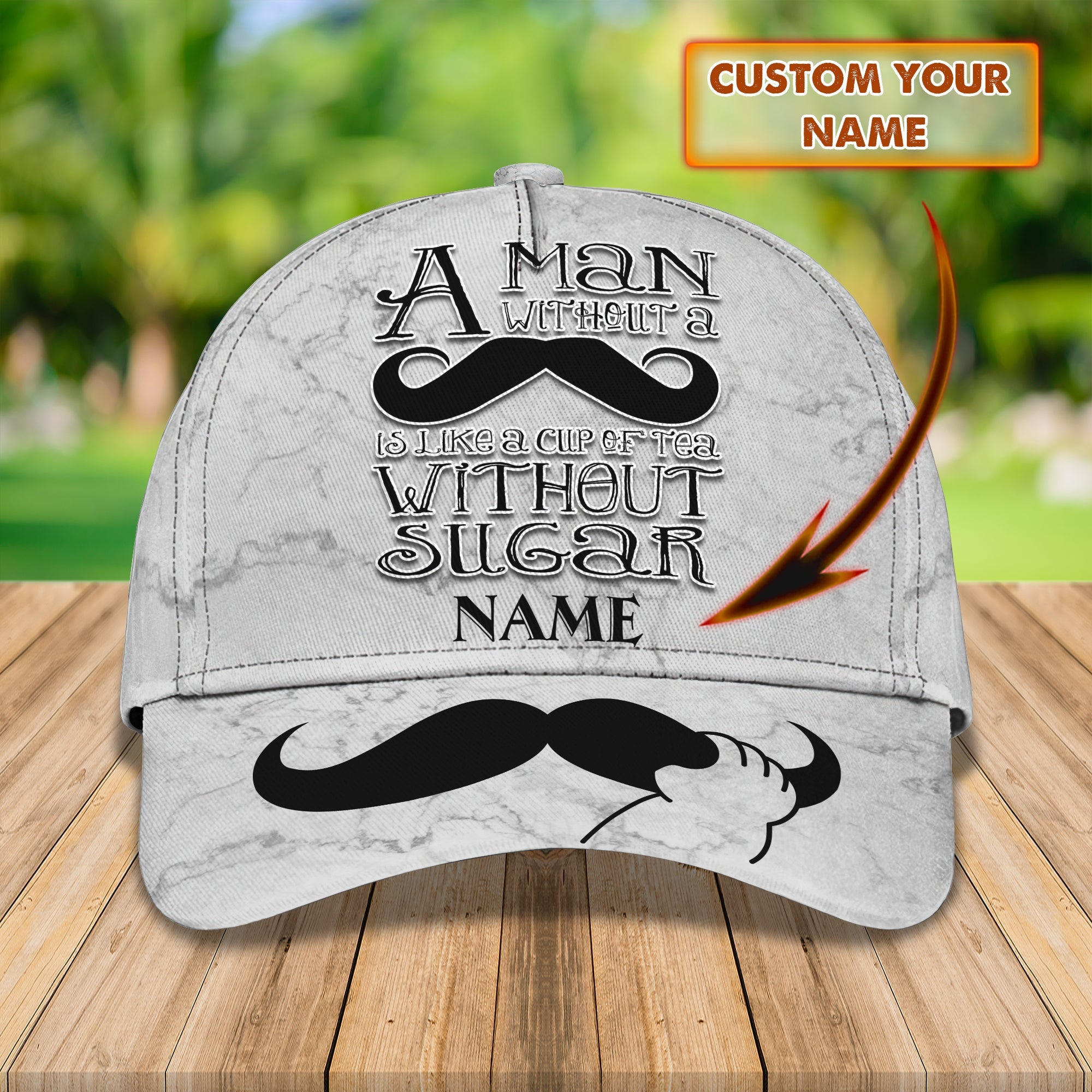 Custom Classic Cap - Personalized Name Trucker Hats Custom Hats Gifts For Men & Women