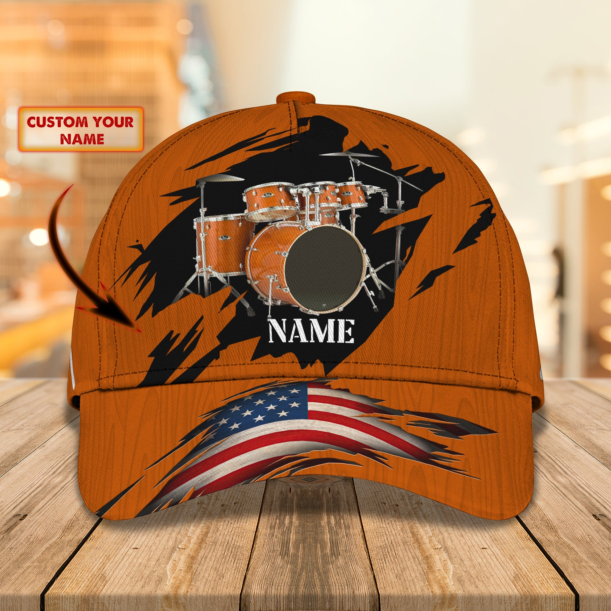 Custom Classic Cap - Personalized Name Trucker Hats Custom Hats Gifts For Men & Women