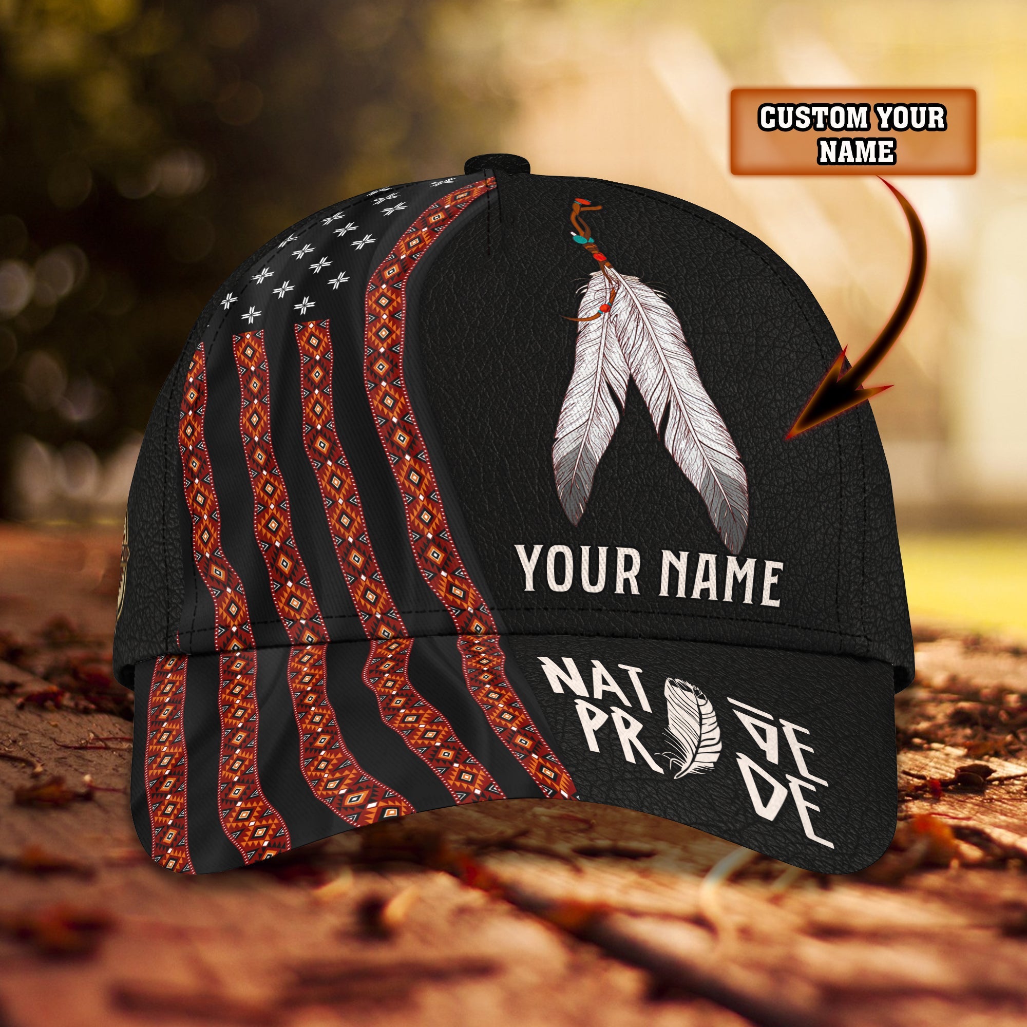 Custom Classic Cap - Personalized Name Trucker Hats Custom Hats Gifts For Men & Women