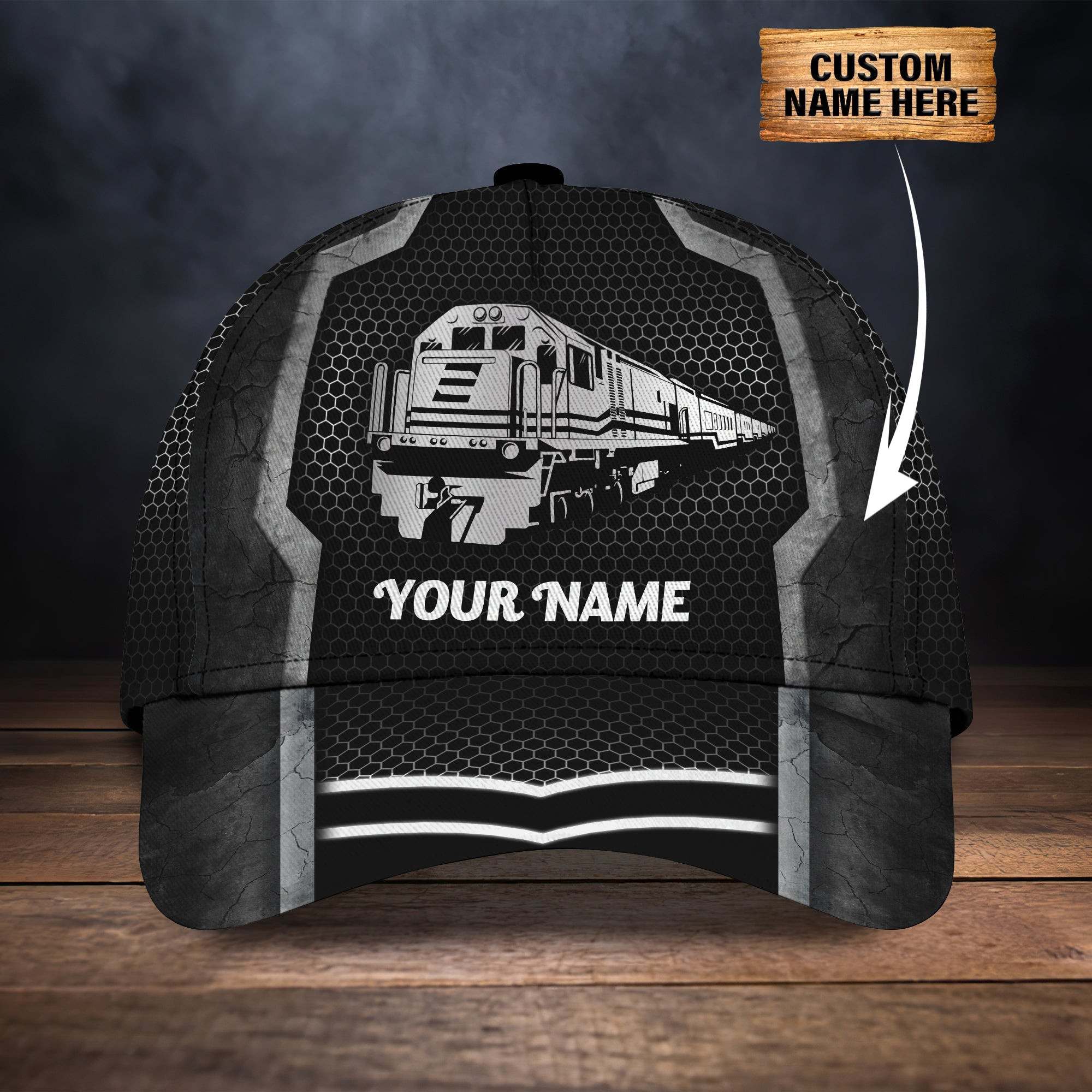 Custom Classic Cap - Personalized Name Trucker Hats Custom Hats Gifts For Men & Women